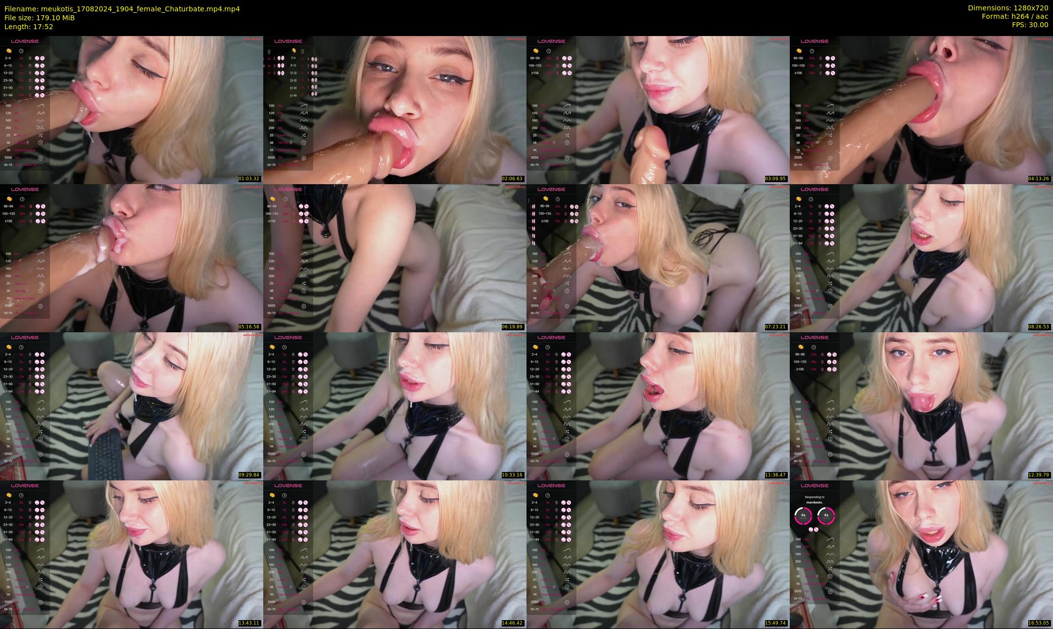 meukotis — 18 minute Chaturbate female cam show recording, 720p, Aug 17, 2024