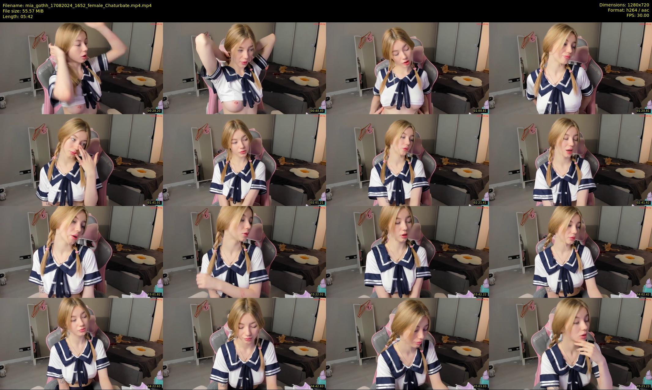 mia_gothh — 6 minute Chaturbate female cam show recording, 720p, Aug 17, 2024