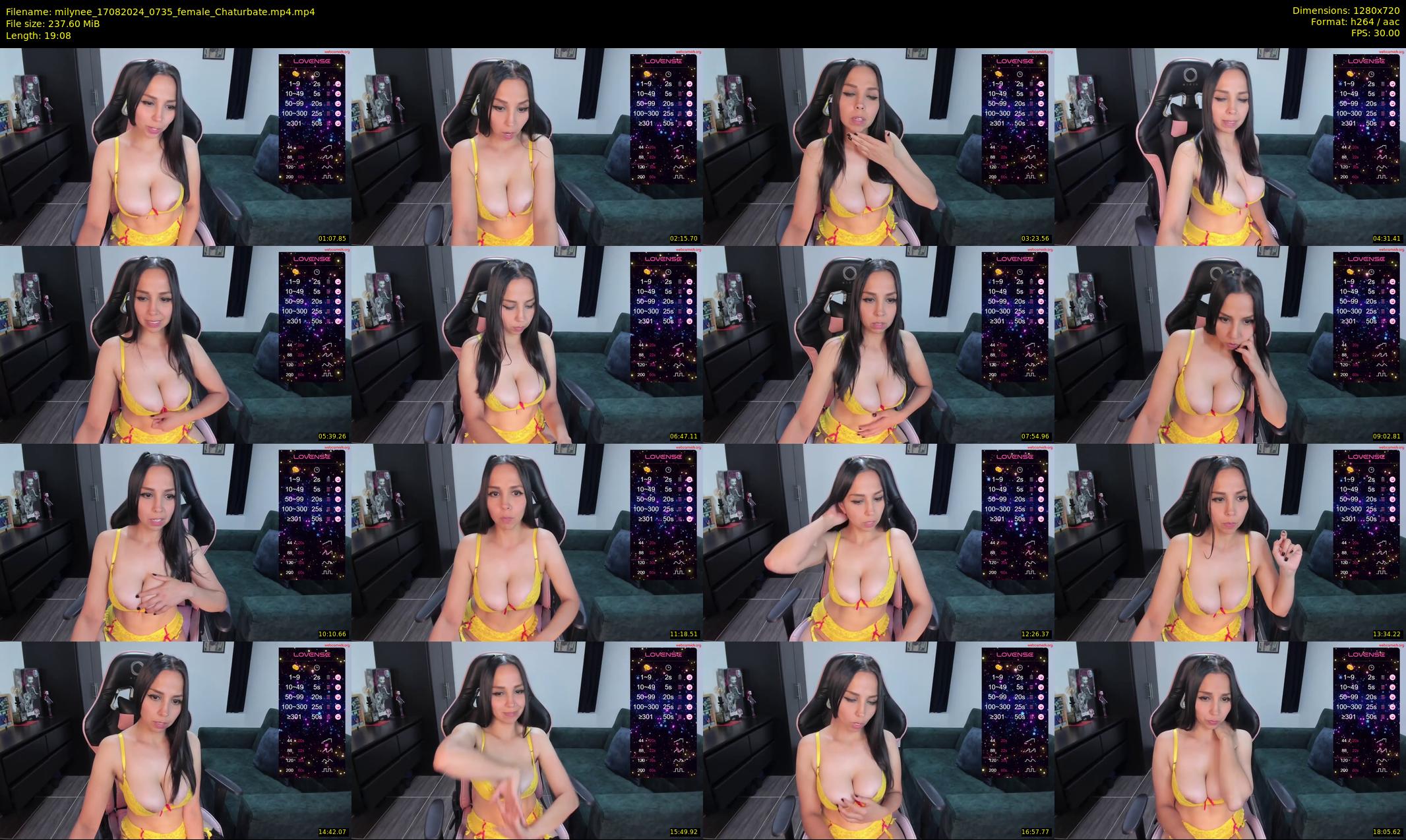 milynee — 20 minute Chaturbate female cam show recording, 720p, Aug 17, 2024
