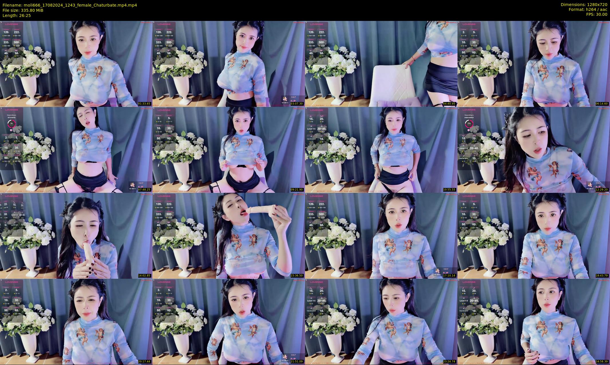 moli666 — 27 minute Chaturbate female cam show recording, 720p, Aug 17, 2024