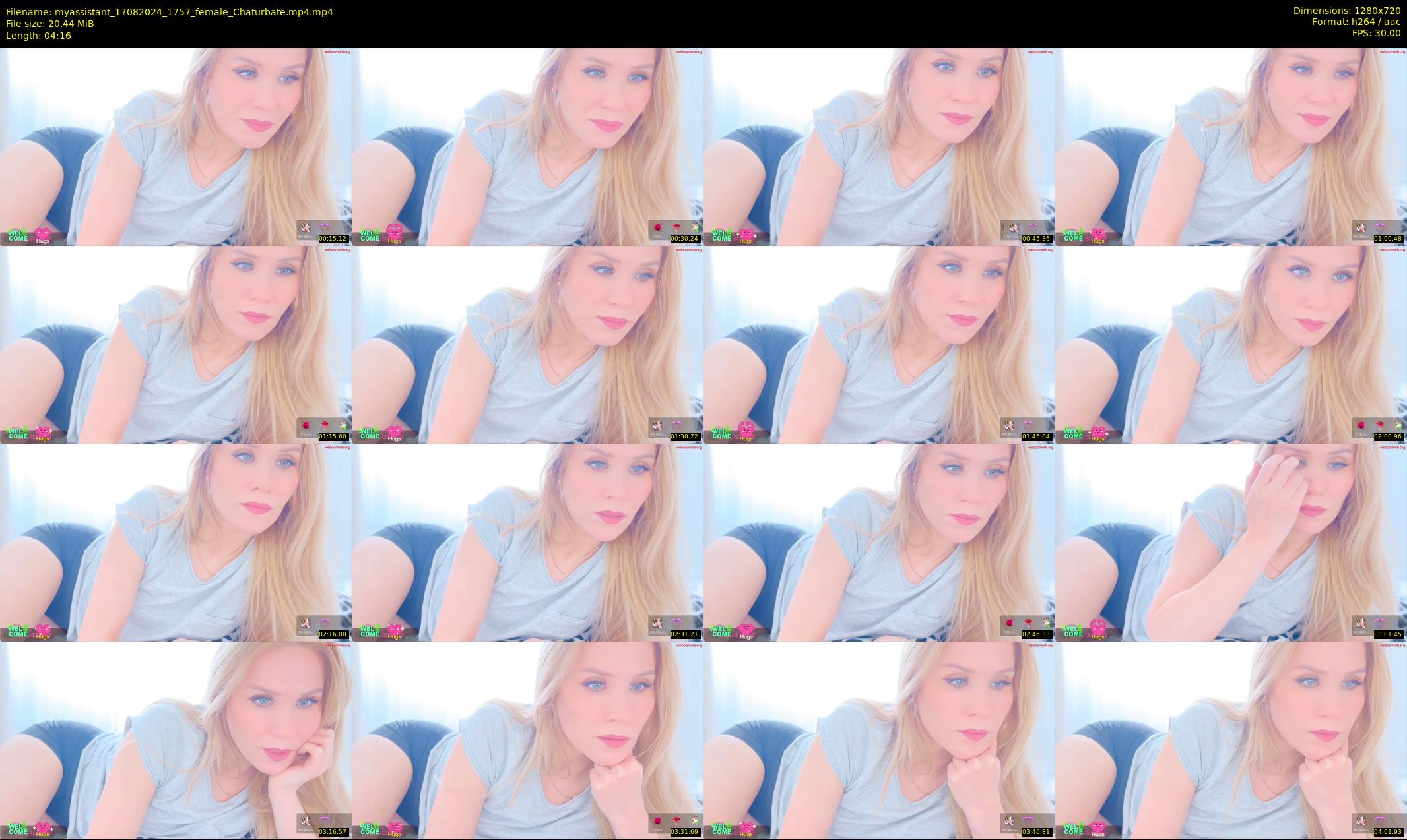 myassistant — 5 minute Chaturbate female cam show recording, 720p, Aug 17, 2024