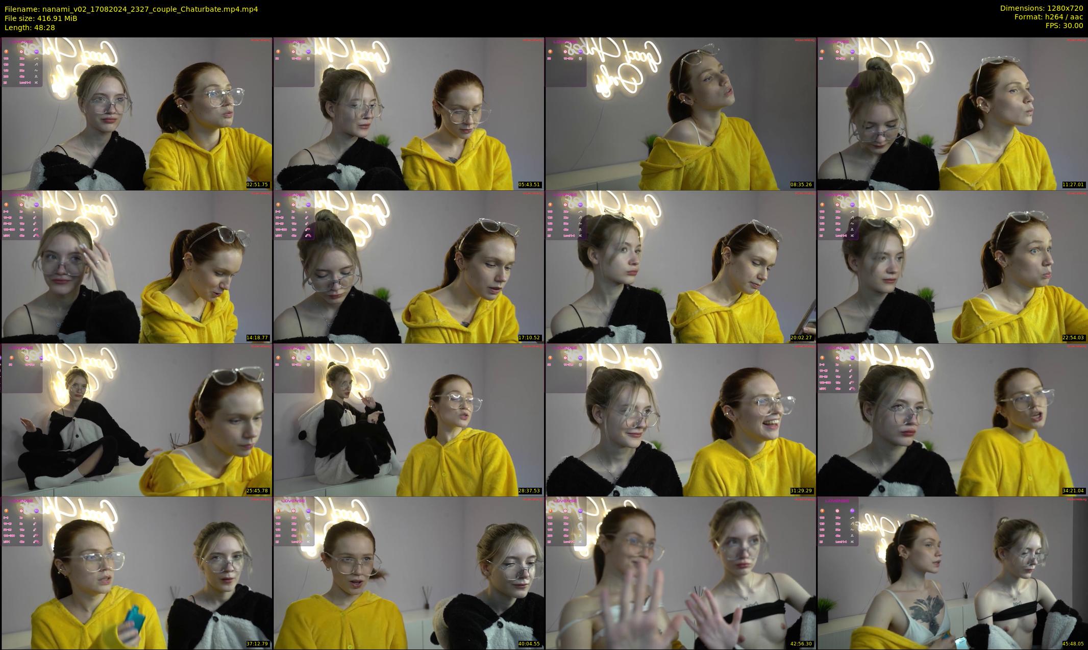 nanami_v02 — 49 minute Chaturbate couple cam show recording, 720p, Aug 17, 2024