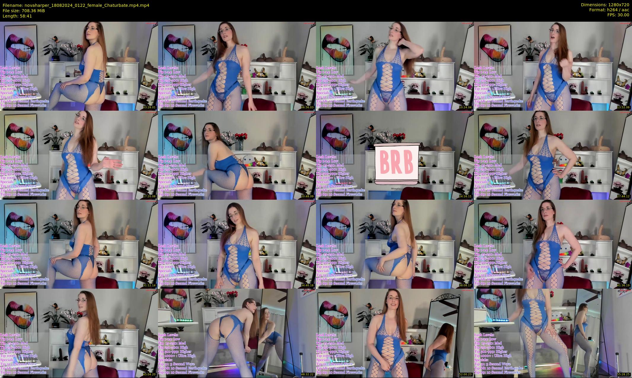 novaharper — 59 minute Chaturbate female cam show recording, 720p, Aug 18, 2024