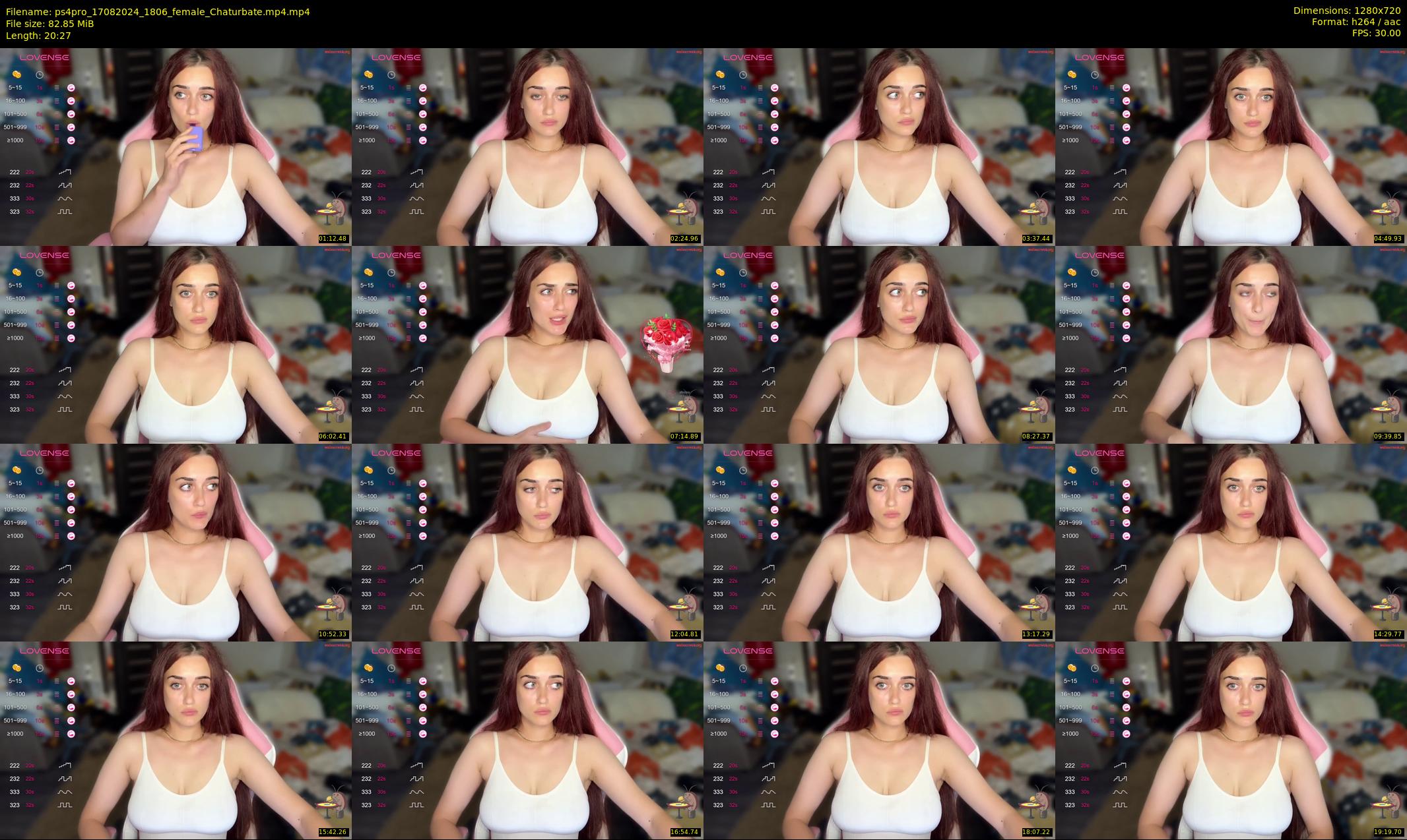 ps4pro — 21 minute Chaturbate female cam show recording, 720p, Aug 17, 2024