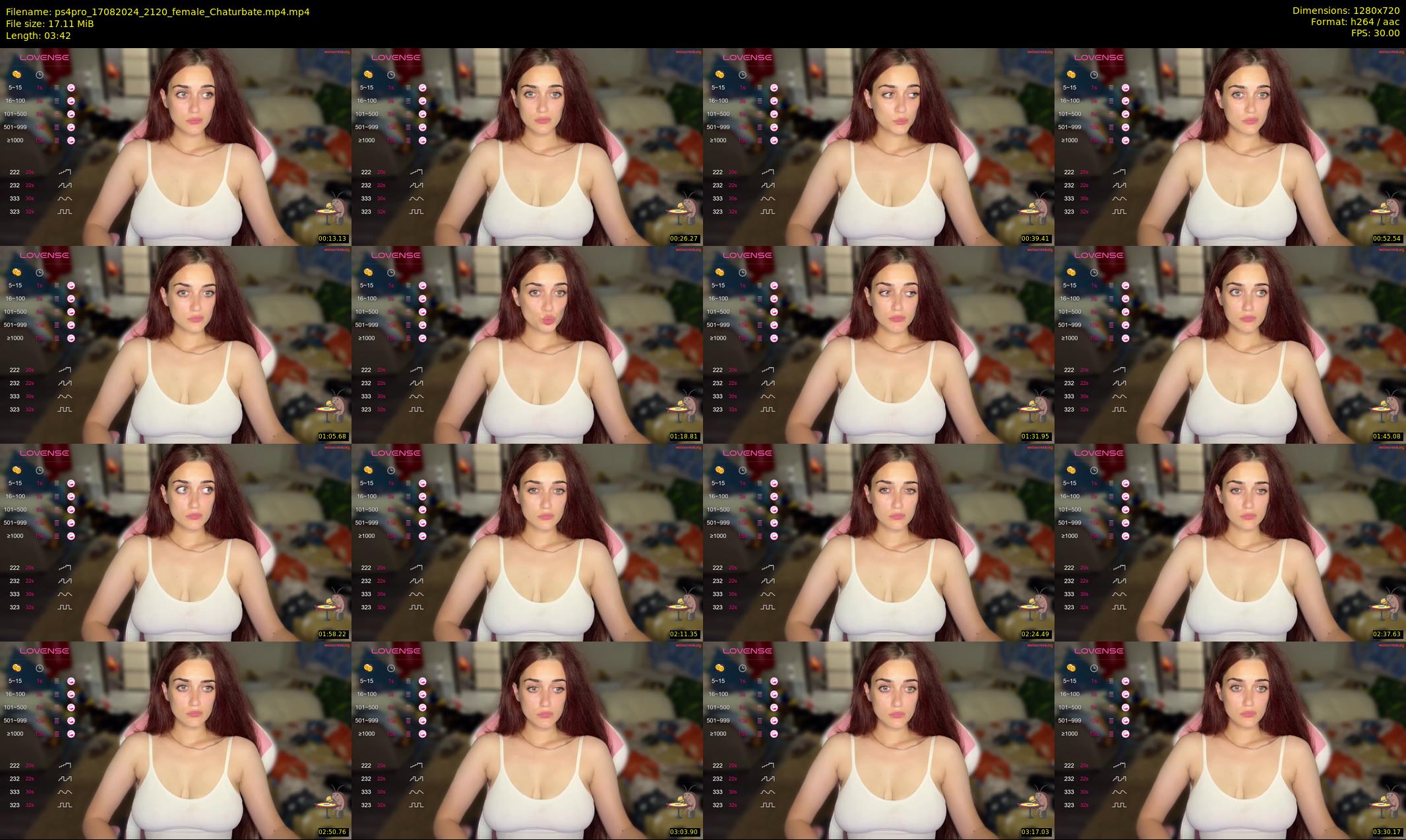 ps4pro — 4 minute Chaturbate female cam show recording, 720p, Aug 17, 2024