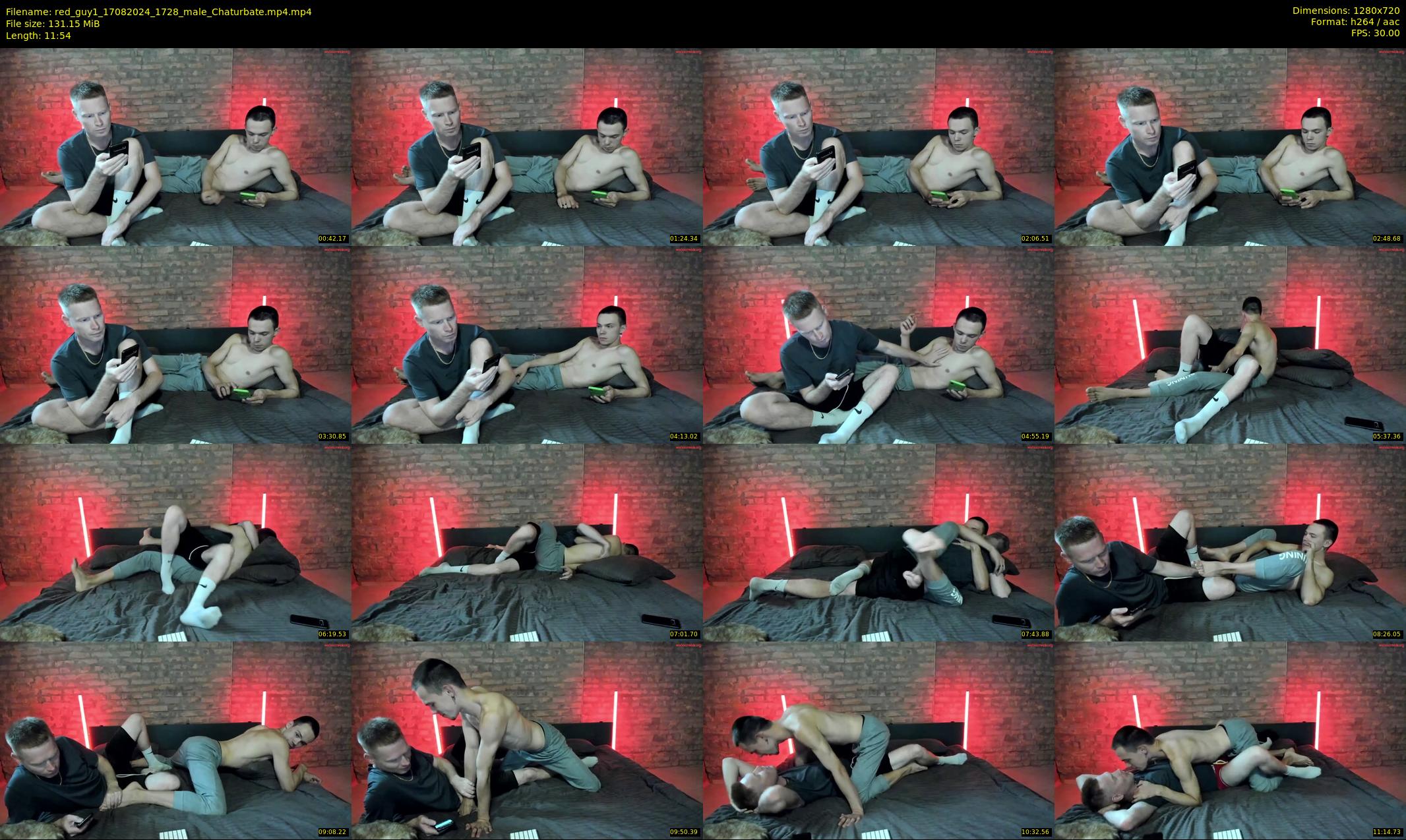 red_guy1 — 12 minute Chaturbate male cam show recording, 720p, Aug 17, 2024