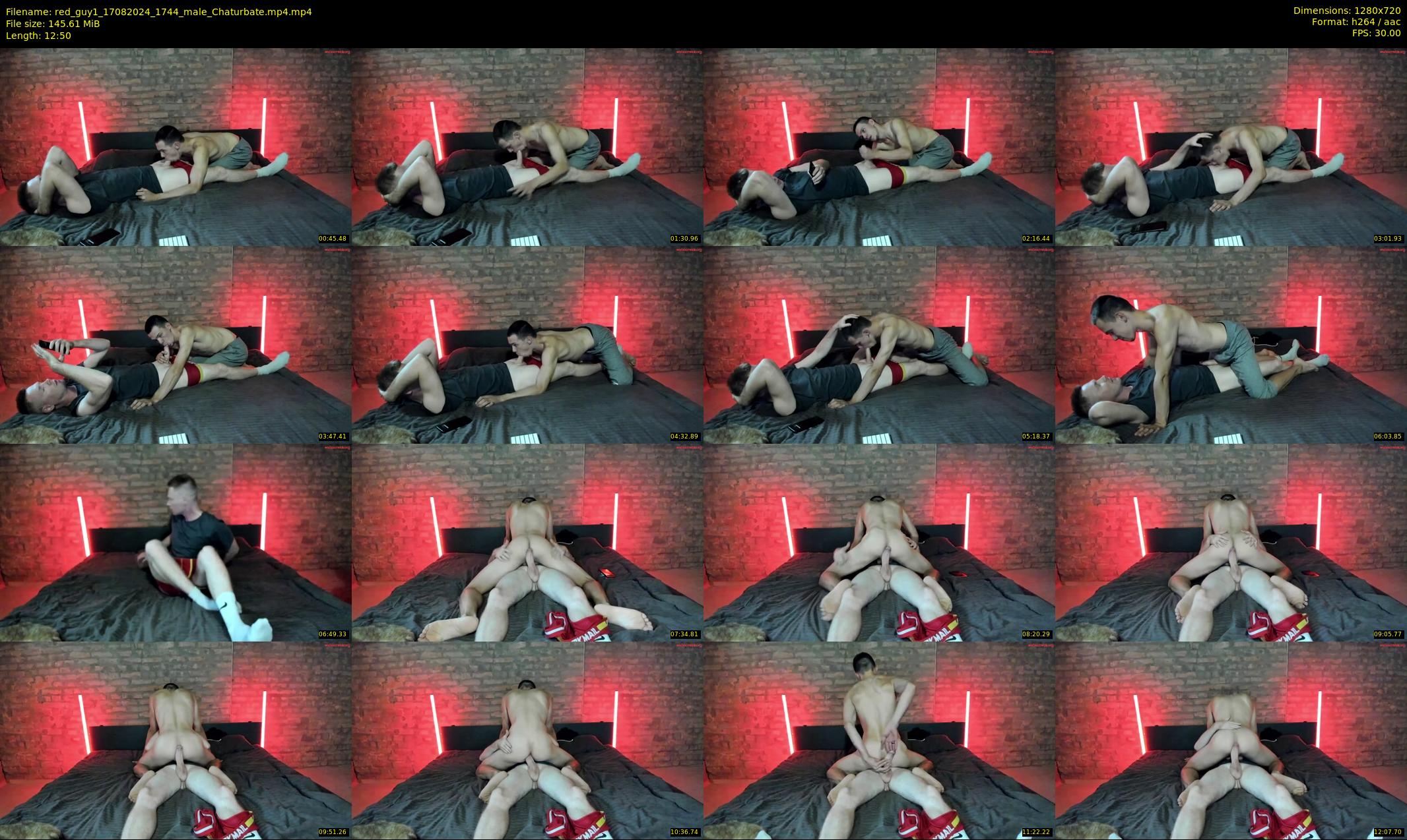 red_guy1 — 13 minute Chaturbate male cam show recording, 720p, Aug 17, 2024
