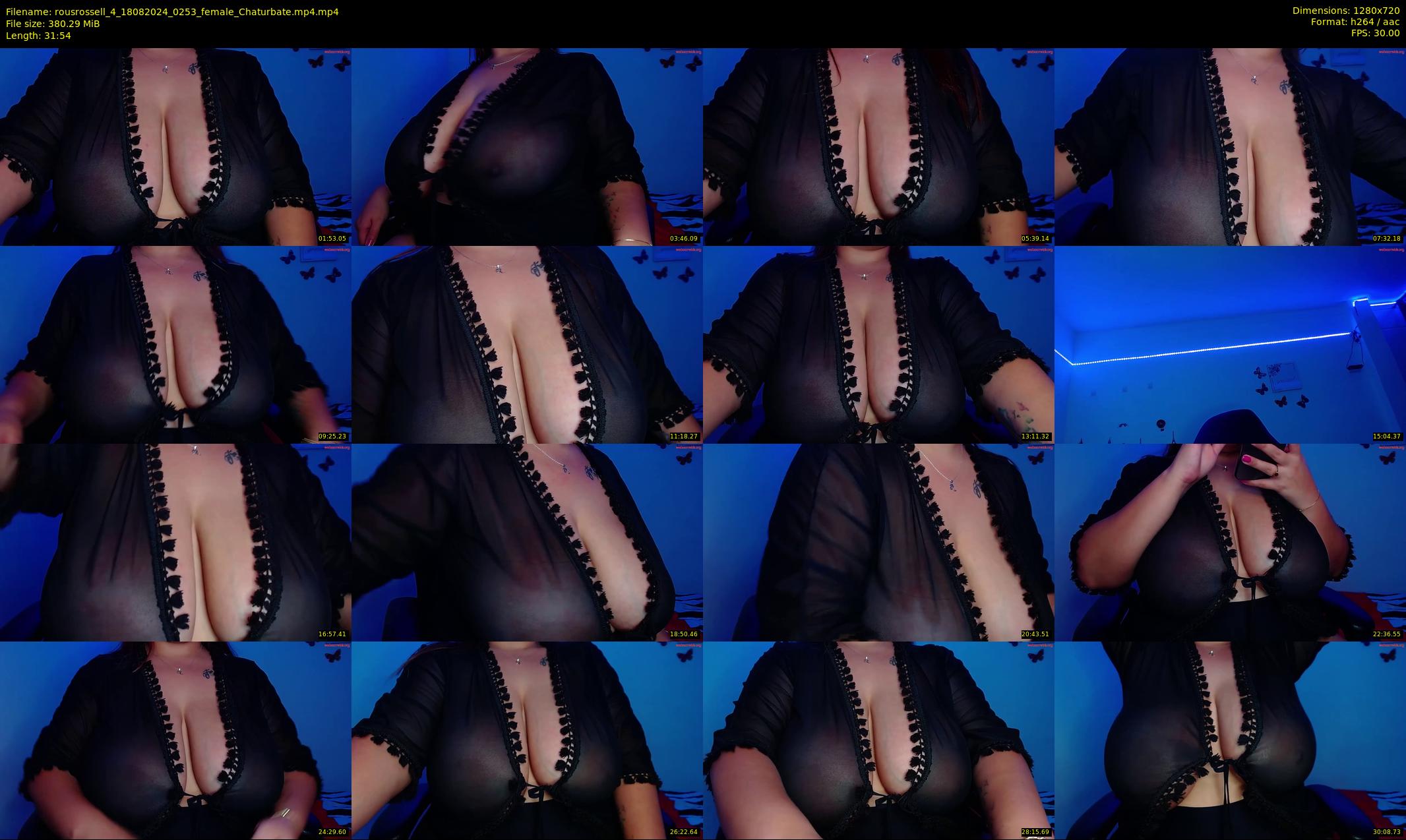 rousrossell_4 — 32 minute Chaturbate female cam show recording, 720p, Aug 18, 2024