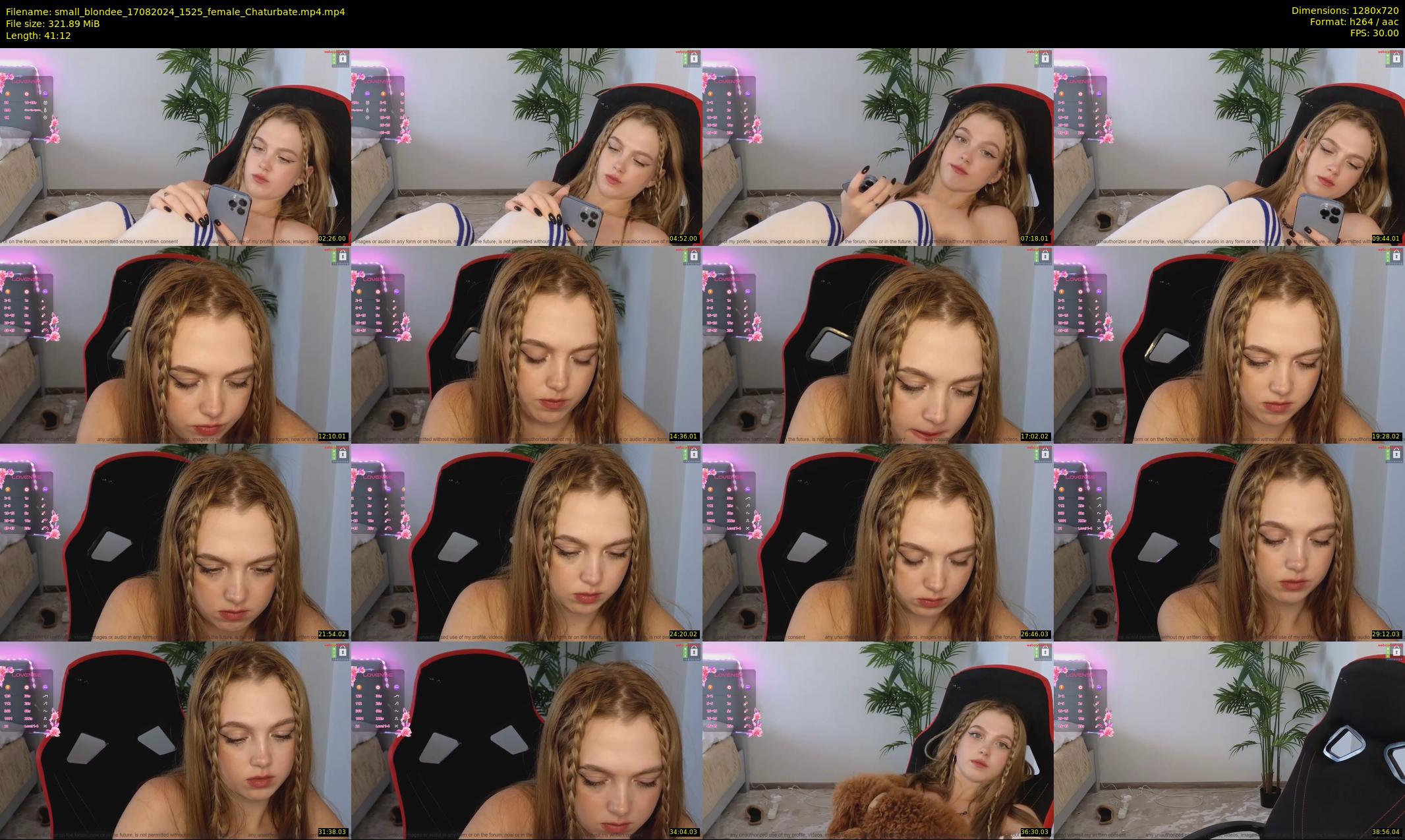 small_blondee — 42 minute Chaturbate female cam show recording, 720p, Aug 17, 2024