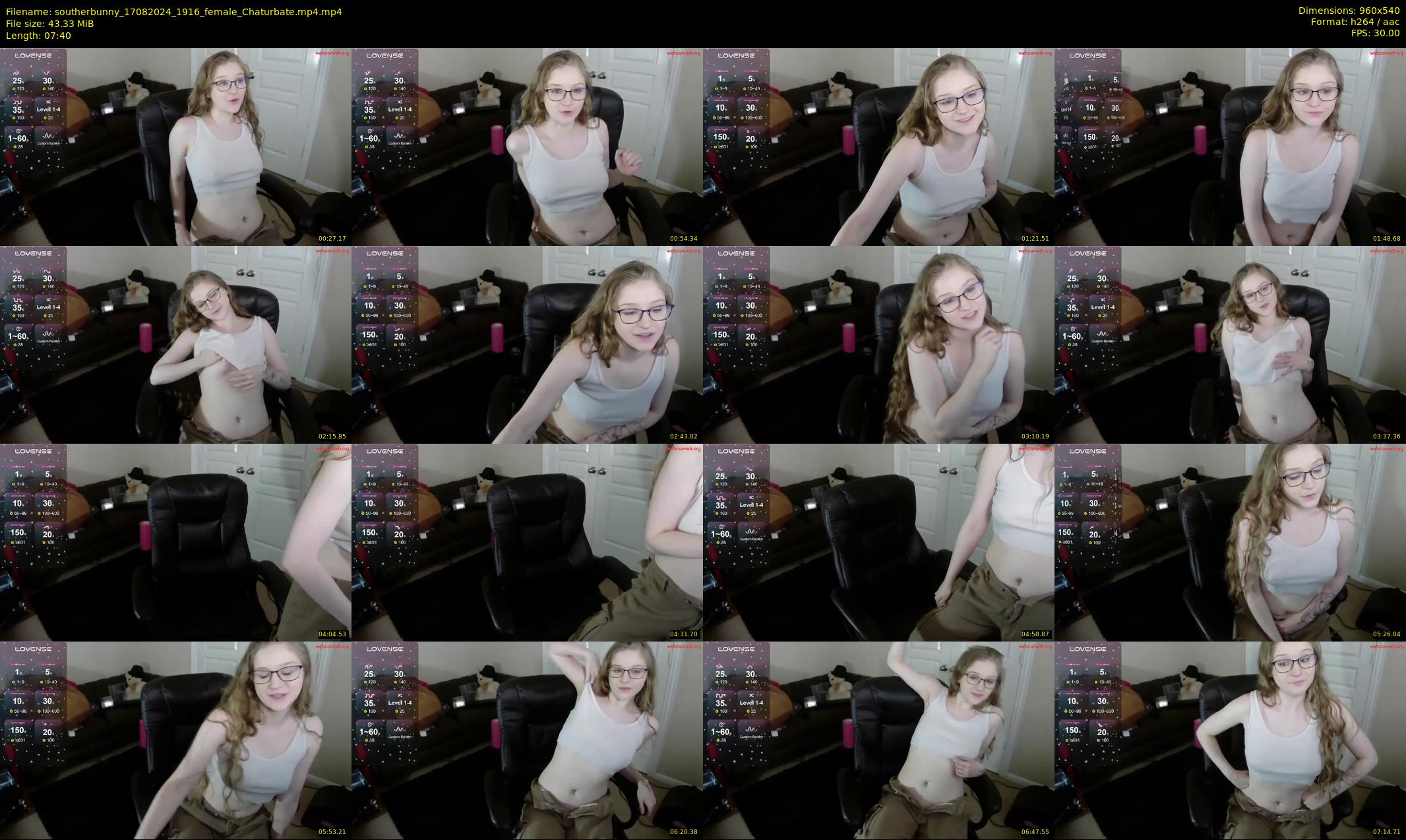 southerbunny — 8 minute Chaturbate female cam show recording, 480p, Aug 17, 2024