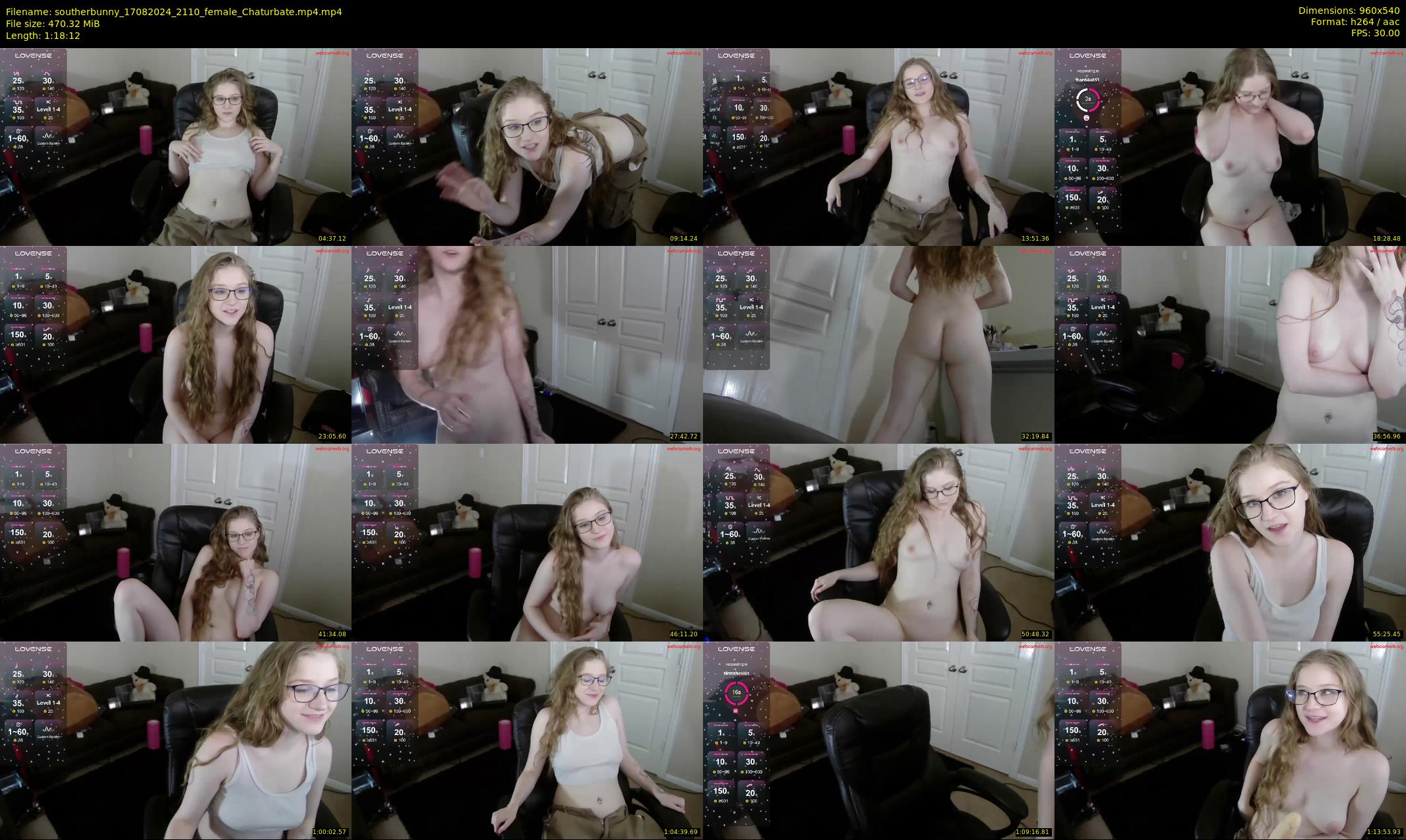 southerbunny — 79 minute Chaturbate female cam show recording, 480p, Aug 17, 2024