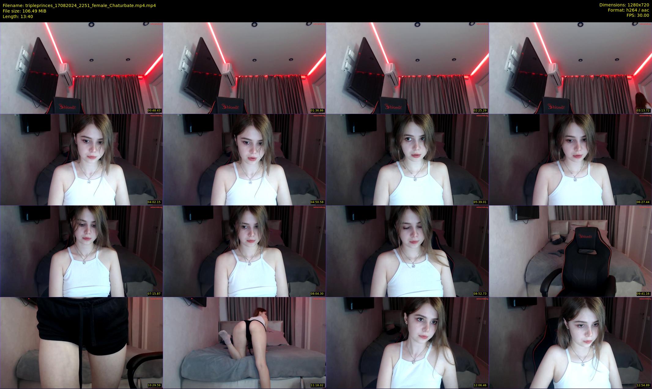tripleprinces — 14 minute Chaturbate female cam show recording, 720p, Aug 17, 2024
