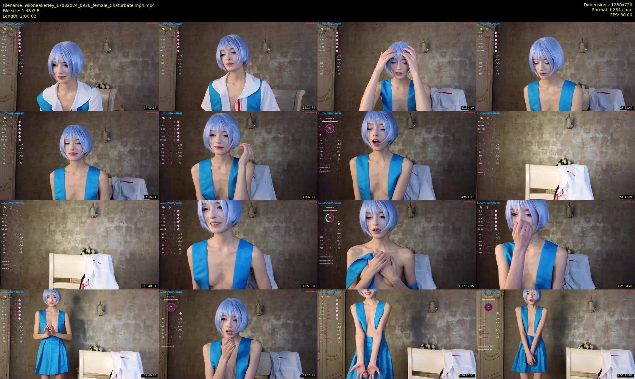 wiloneakerley — 121 minute Chaturbate female cam show recording, 720p, Aug 17, 2024