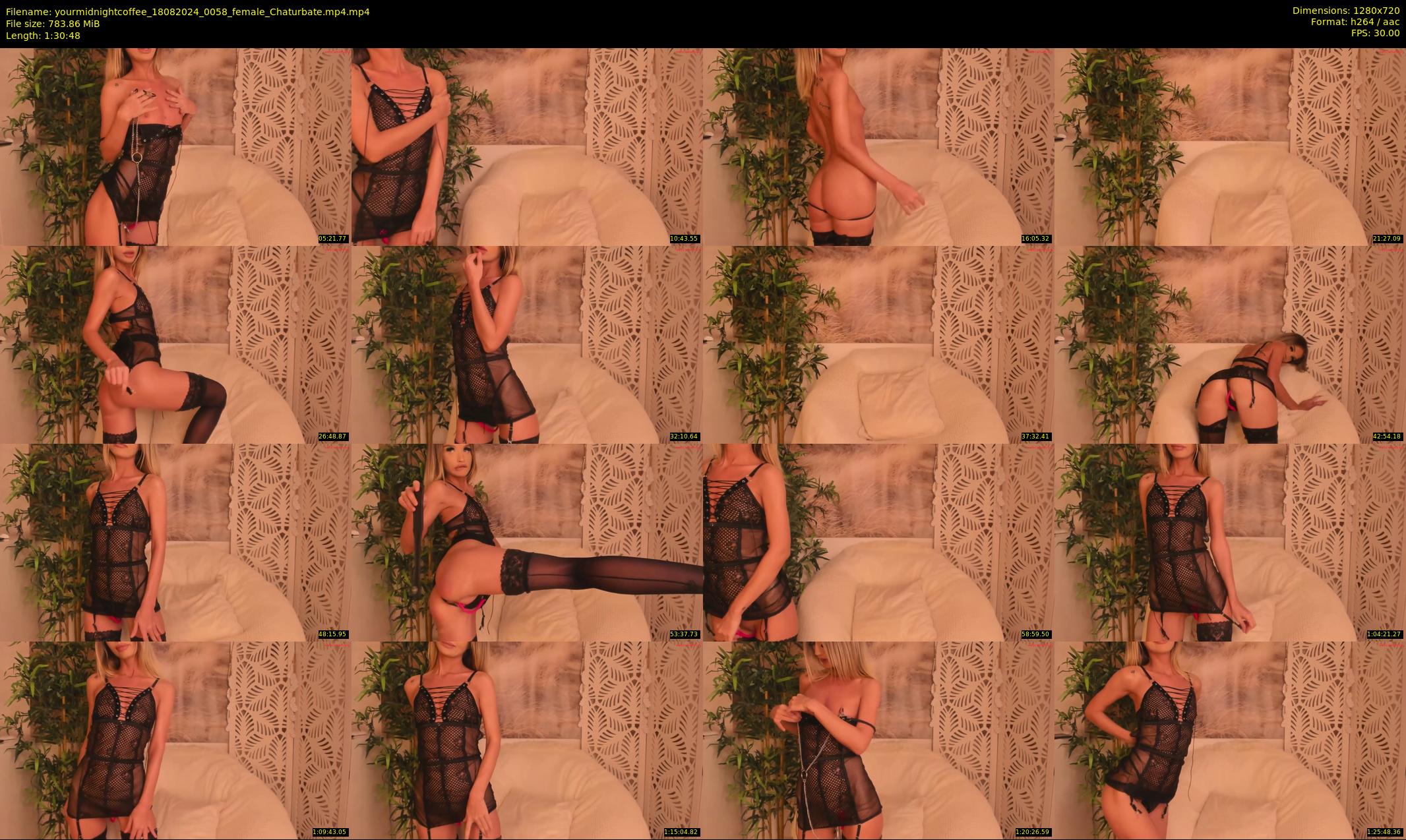 yourmidnightcoffee — 91 minute Chaturbate female cam show recording, 720p, Aug 18, 2024