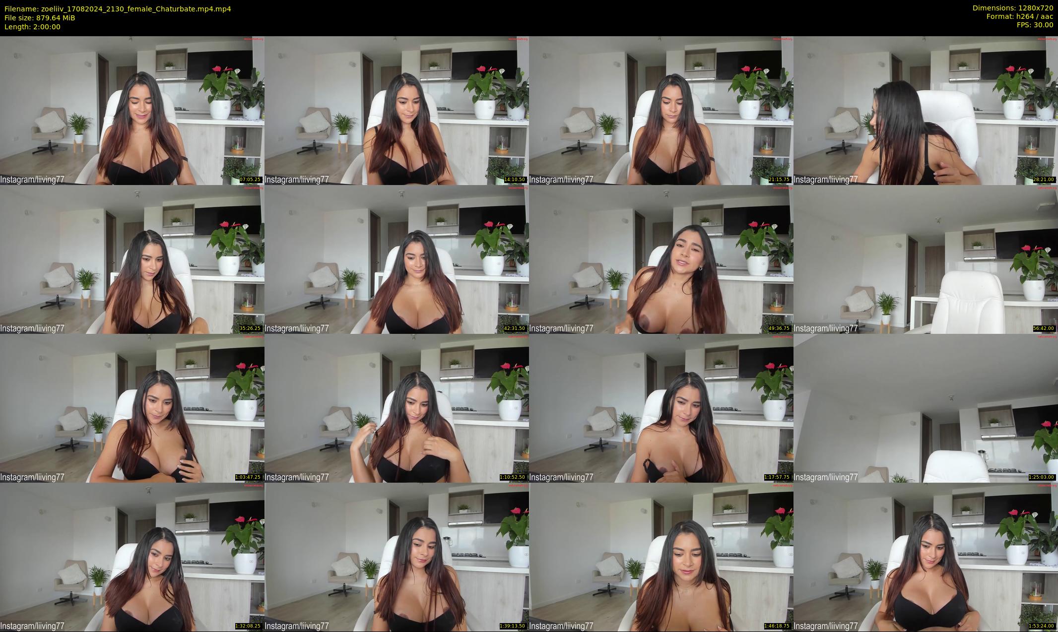 zoeliiv — 120 minute Chaturbate female cam show recording, 720p, Aug 17, 2024