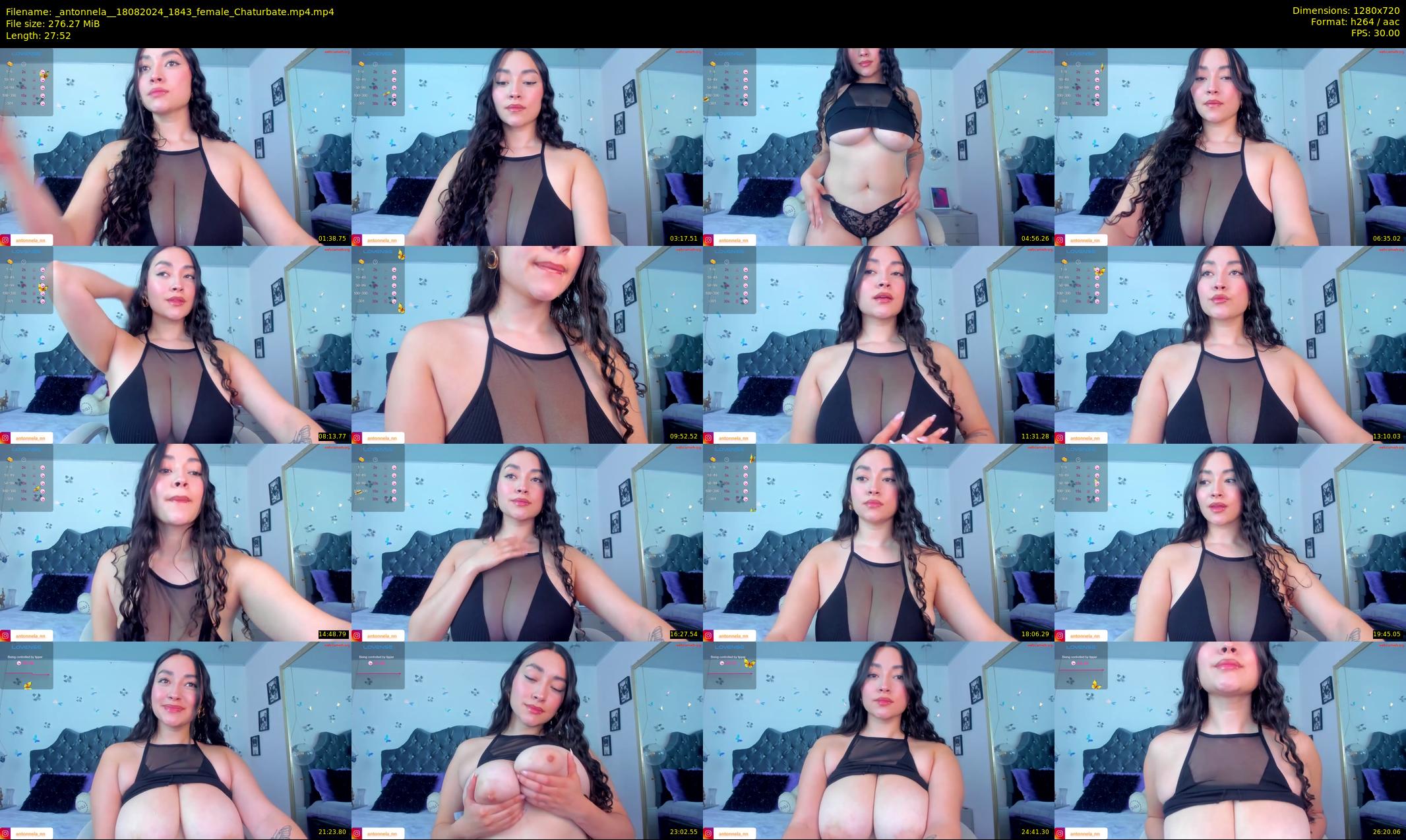 _antonnela_ — 28 minute Chaturbate female cam show recording, 720p, Aug 18, 2024