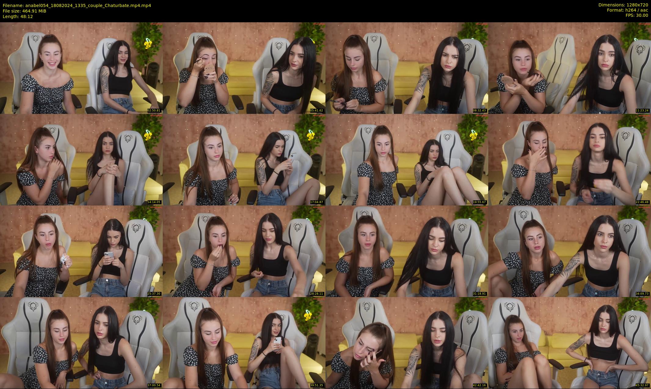 anabel054 — 49 minute Chaturbate female cam show recording, 720p, Aug 18, 2024