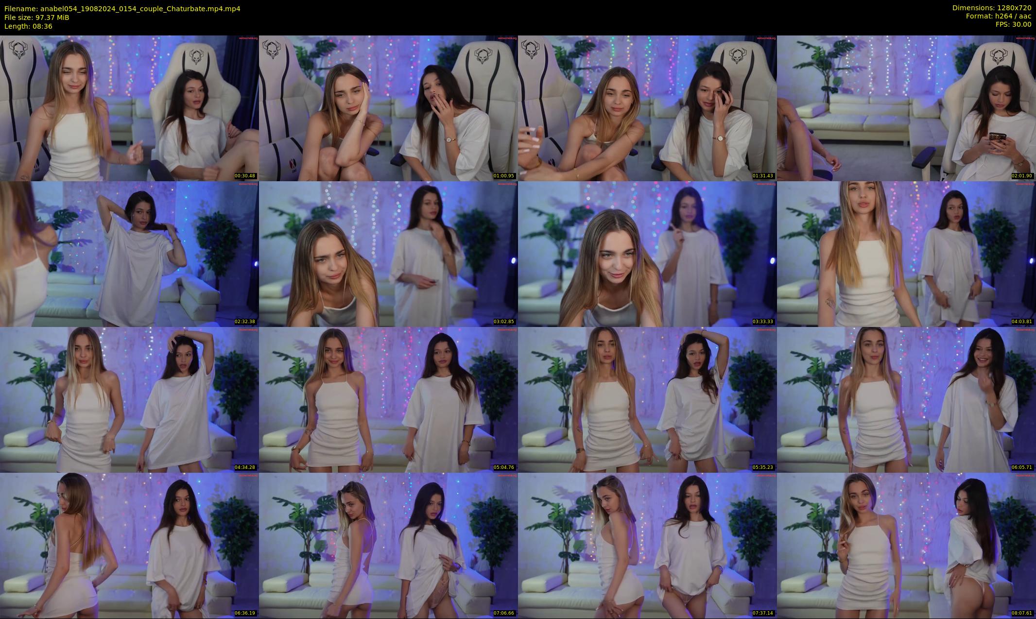 anabel054 — 9 minute Chaturbate female cam show recording, 720p, Aug 19, 2024