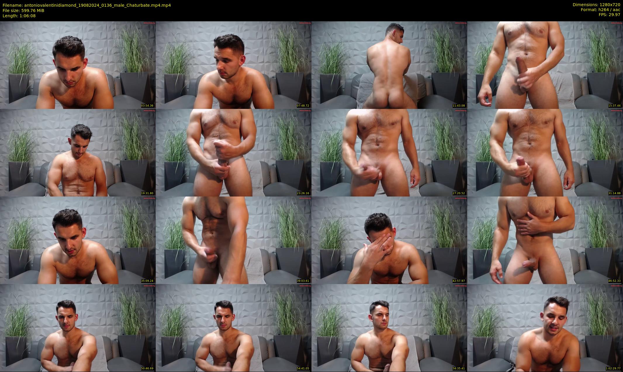 antoniovalentinidiamond — 67 minute Chaturbate male cam show recording, 720p, Aug 19, 2024