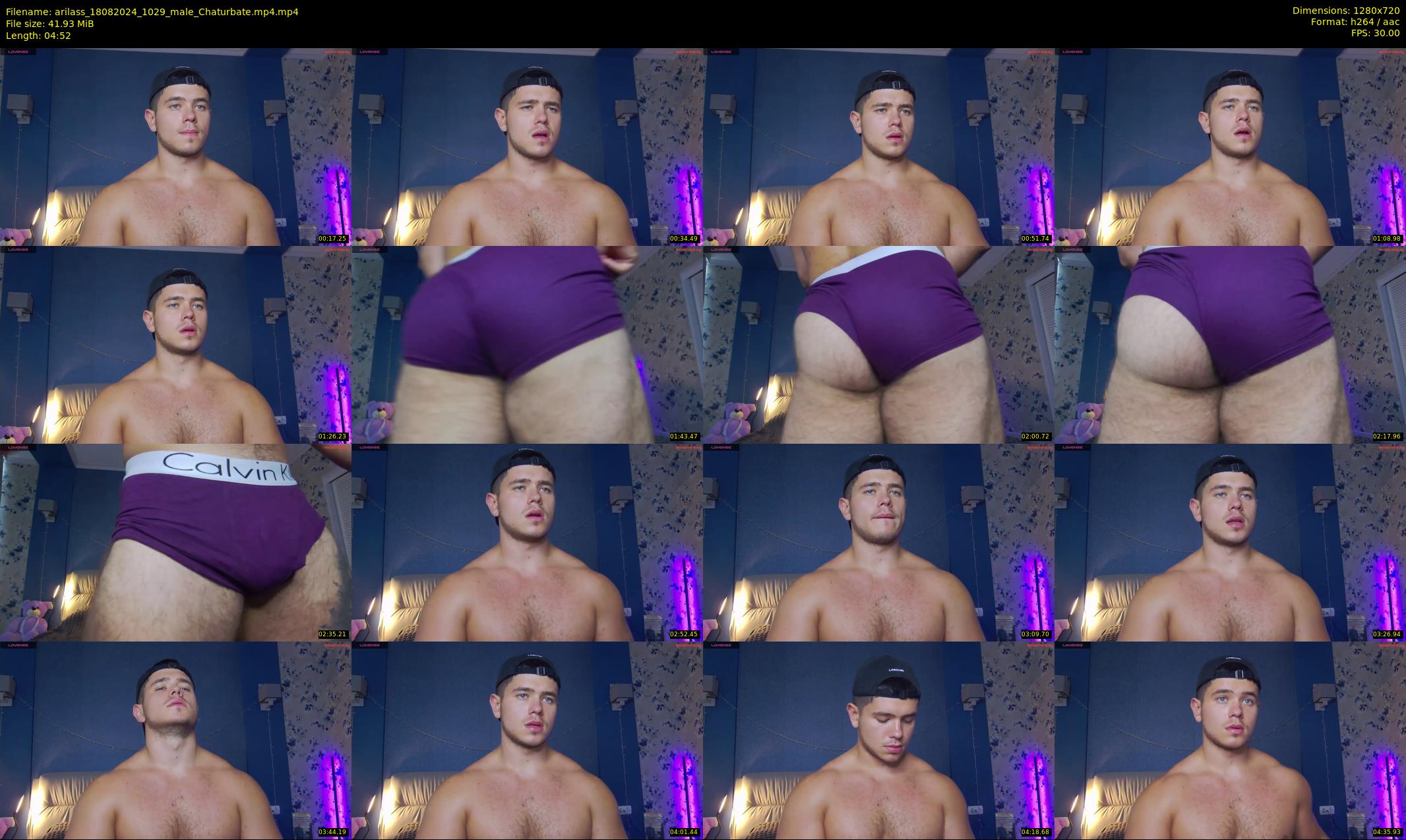 arilass — 5 minute Chaturbate male cam show recording, 720p, Aug 18, 2024