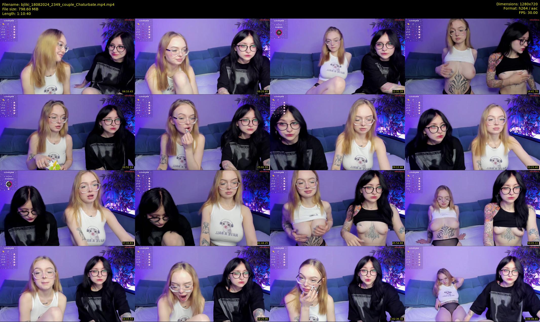 bjliki — 71 minute Chaturbate couple cam show recording, 720p, Aug 18, 2024