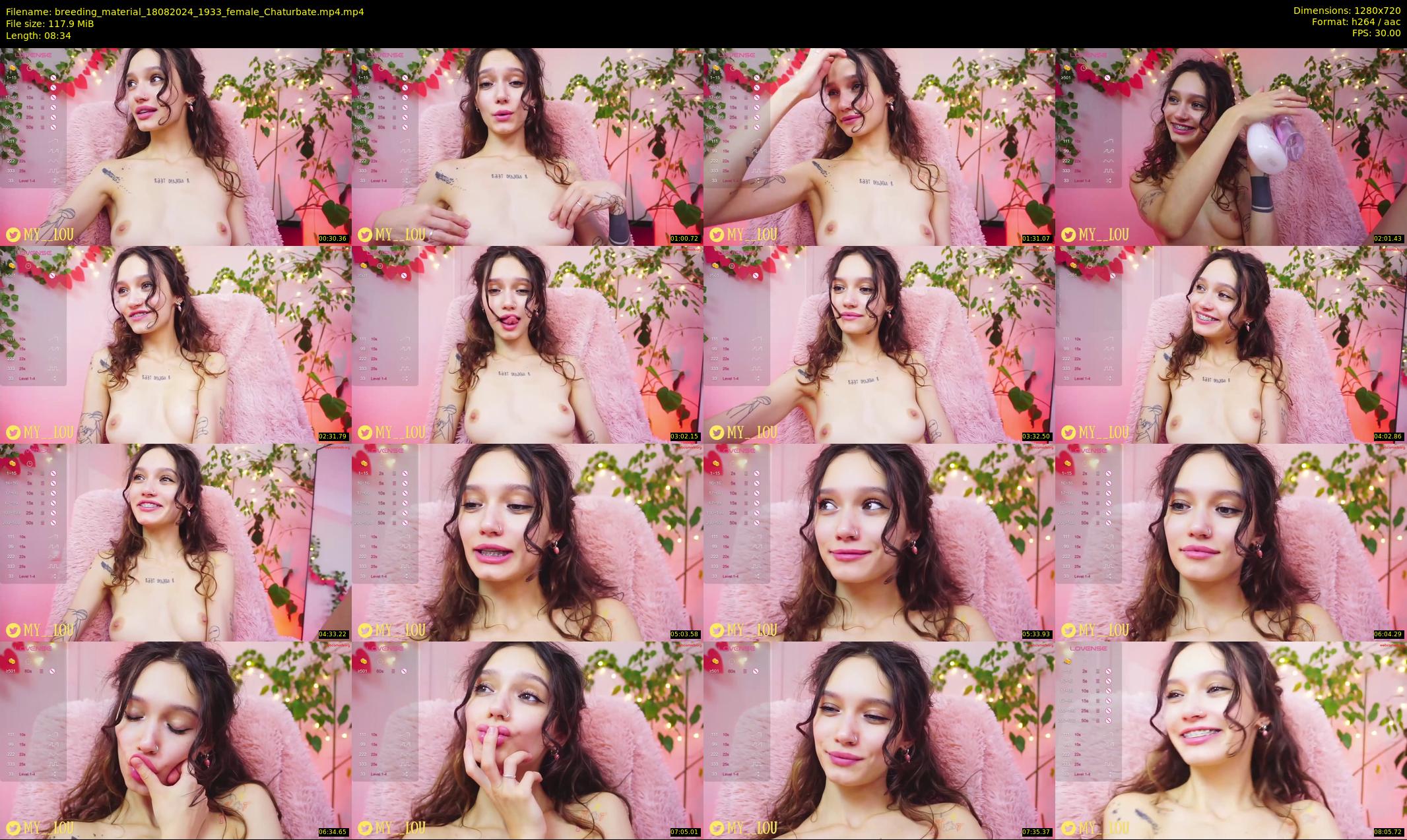 breeding_material — 9 minute Chaturbate female cam show recording, 720p, Aug 18, 2024