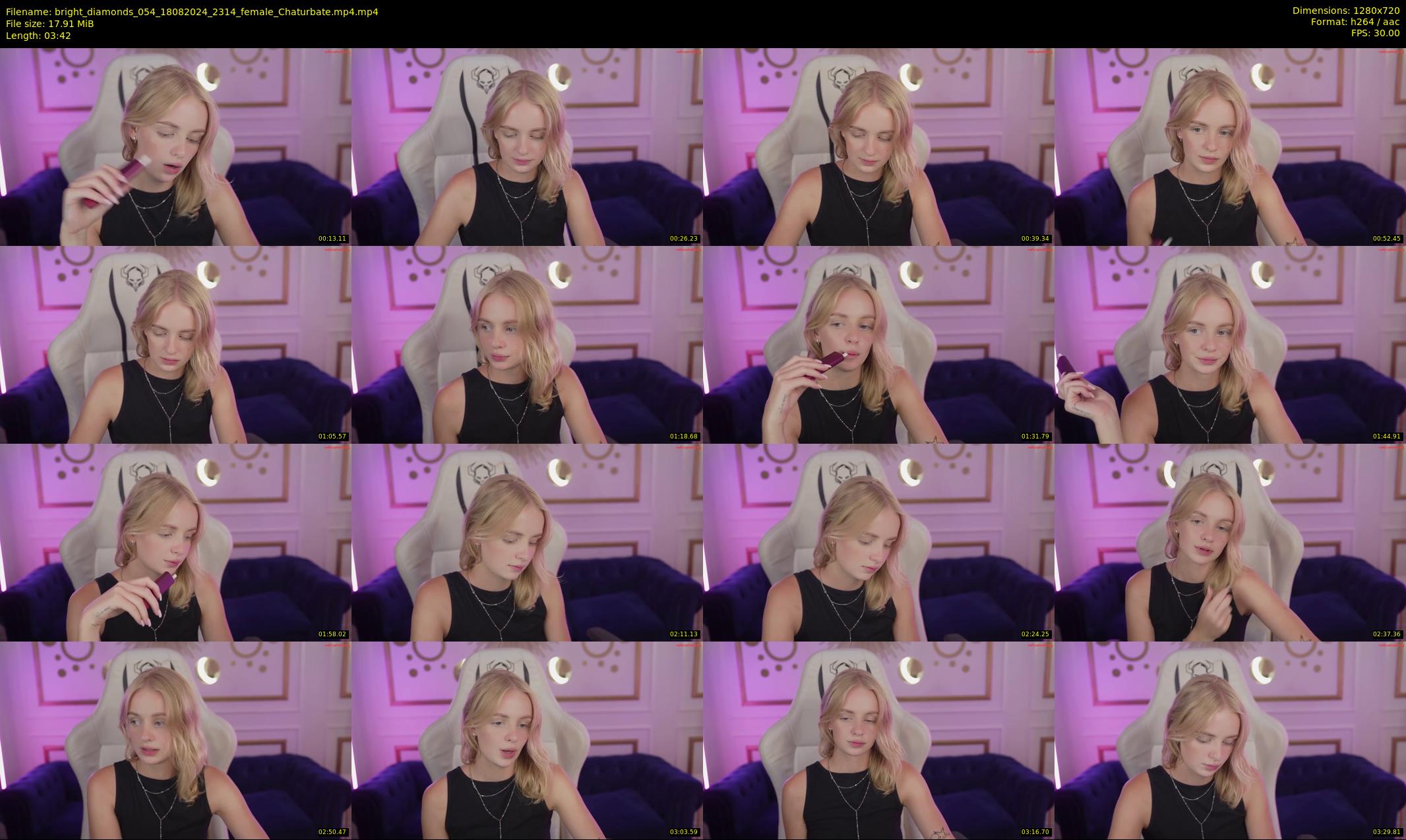 bright_diamonds_054 — 4 minute Chaturbate couple cam show recording, 720p, Aug 18, 2024