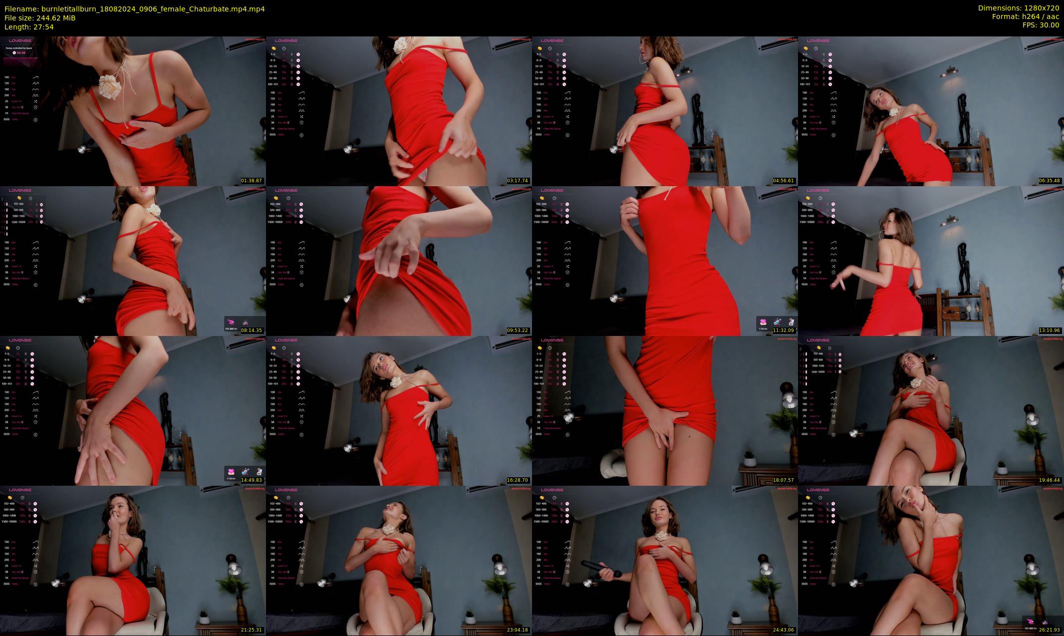 burnletitallburn — 28 minute Chaturbate female cam show recording, 720p, Aug 18, 2024