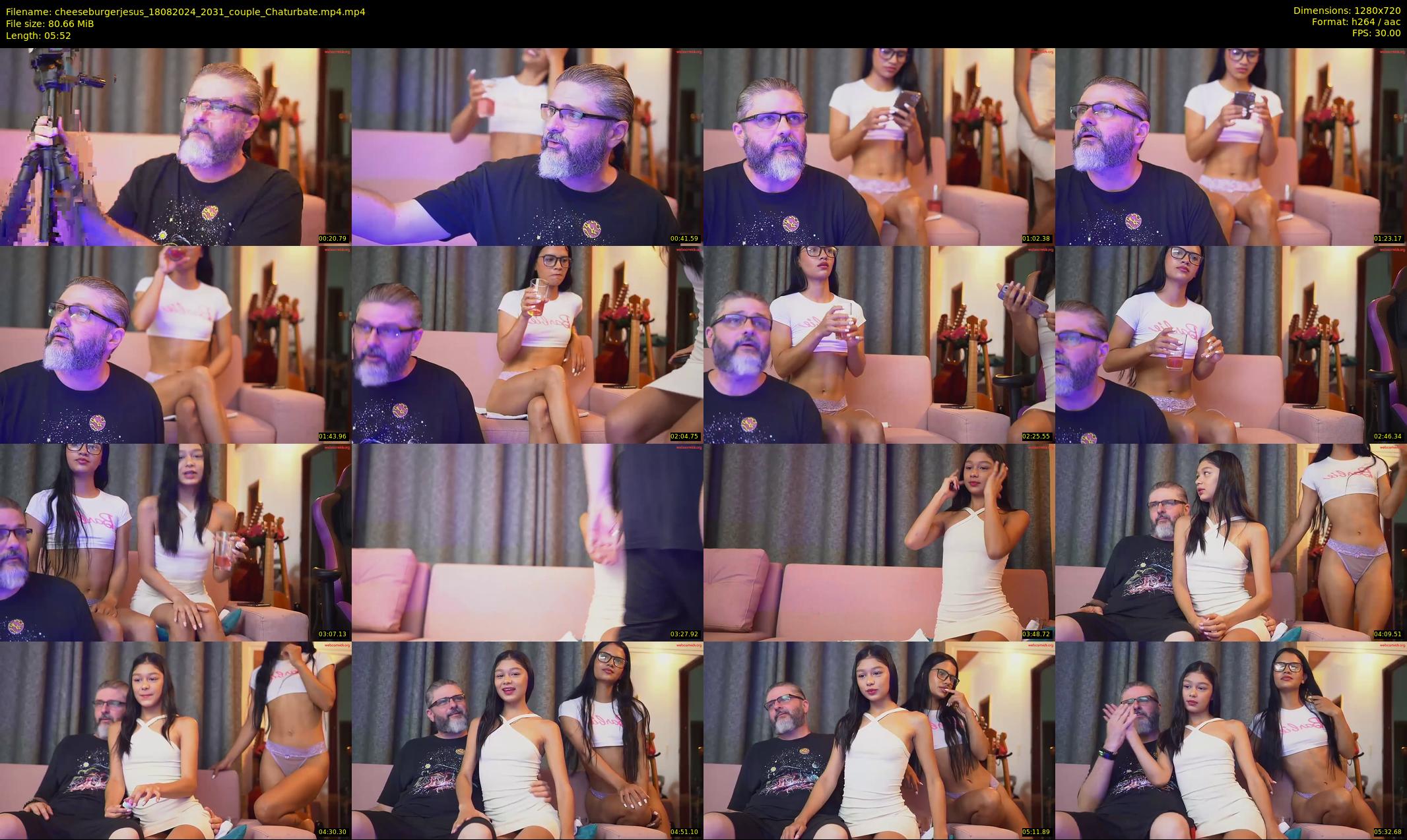 cheeseburgerjesus — 6 minute Chaturbate couple cam show recording, 720p, Aug 18, 2024