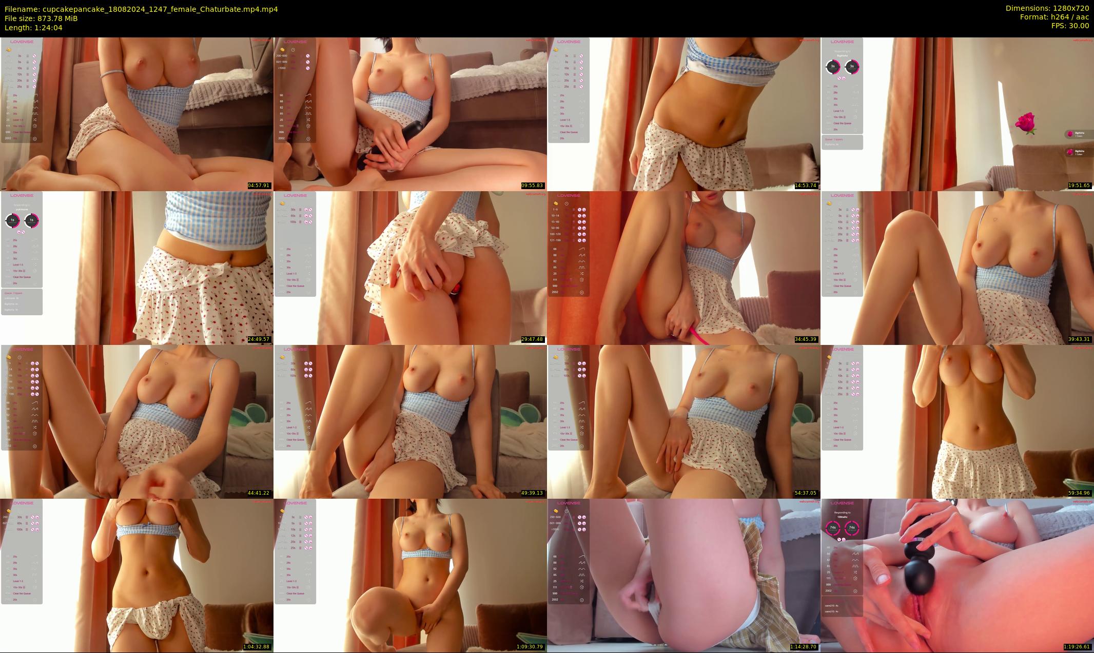 cupcakepancake — 85 minute Chaturbate female cam show recording, 720p, Aug 18, 2024