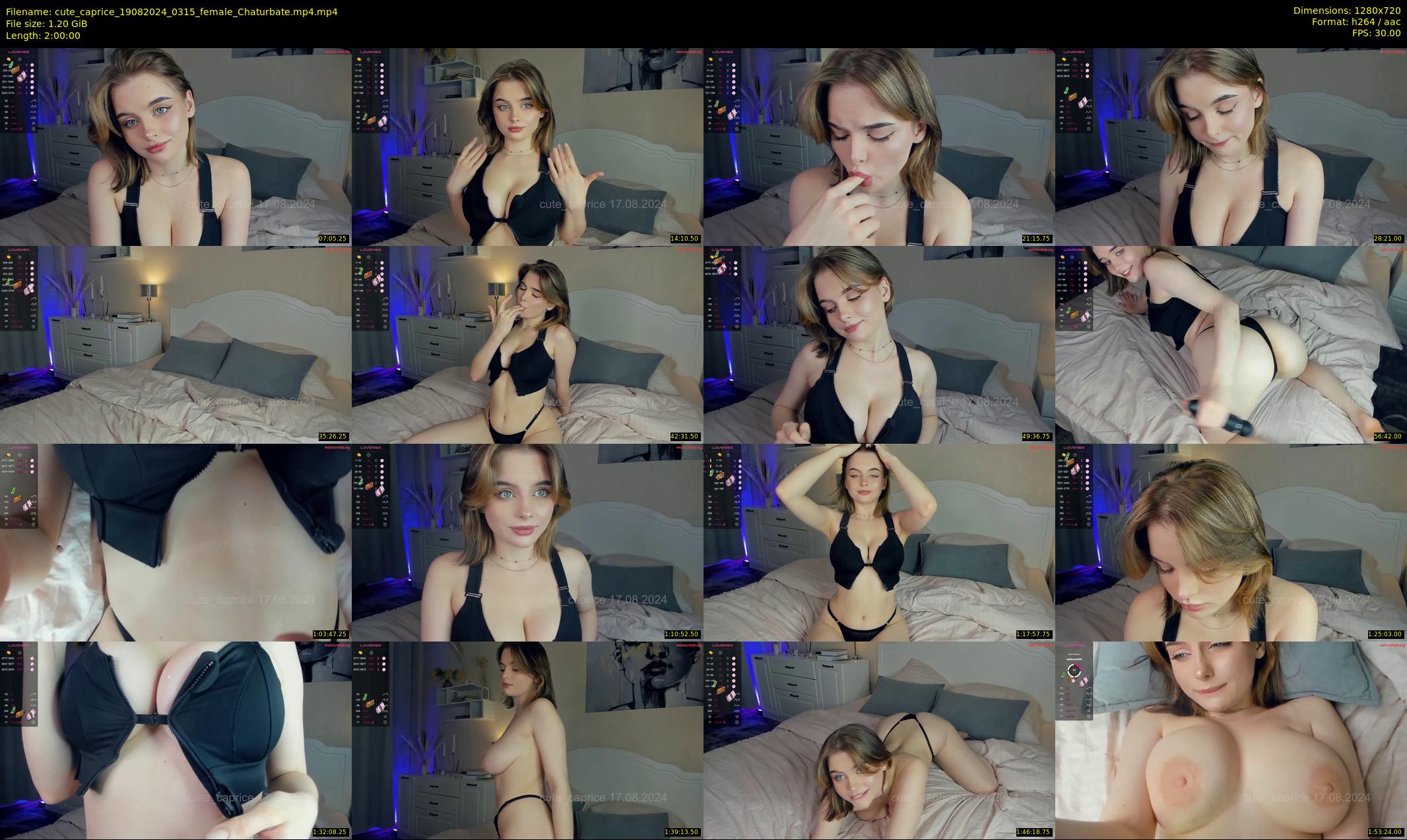 cute_caprice — 120 minute Chaturbate female cam show recording, 720p, Aug 19, 2024