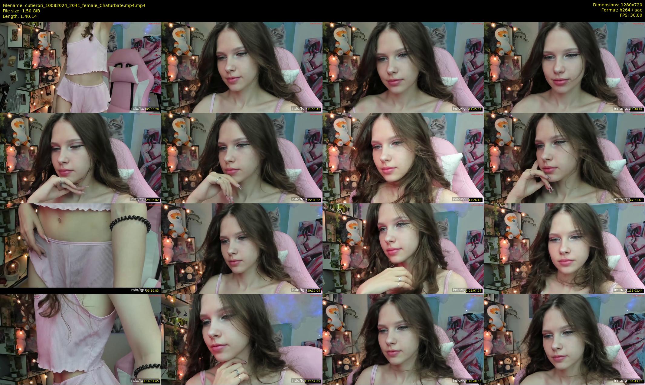 cutierori — 101 minute Chaturbate female cam show recording, 720p, Aug 10, 2024