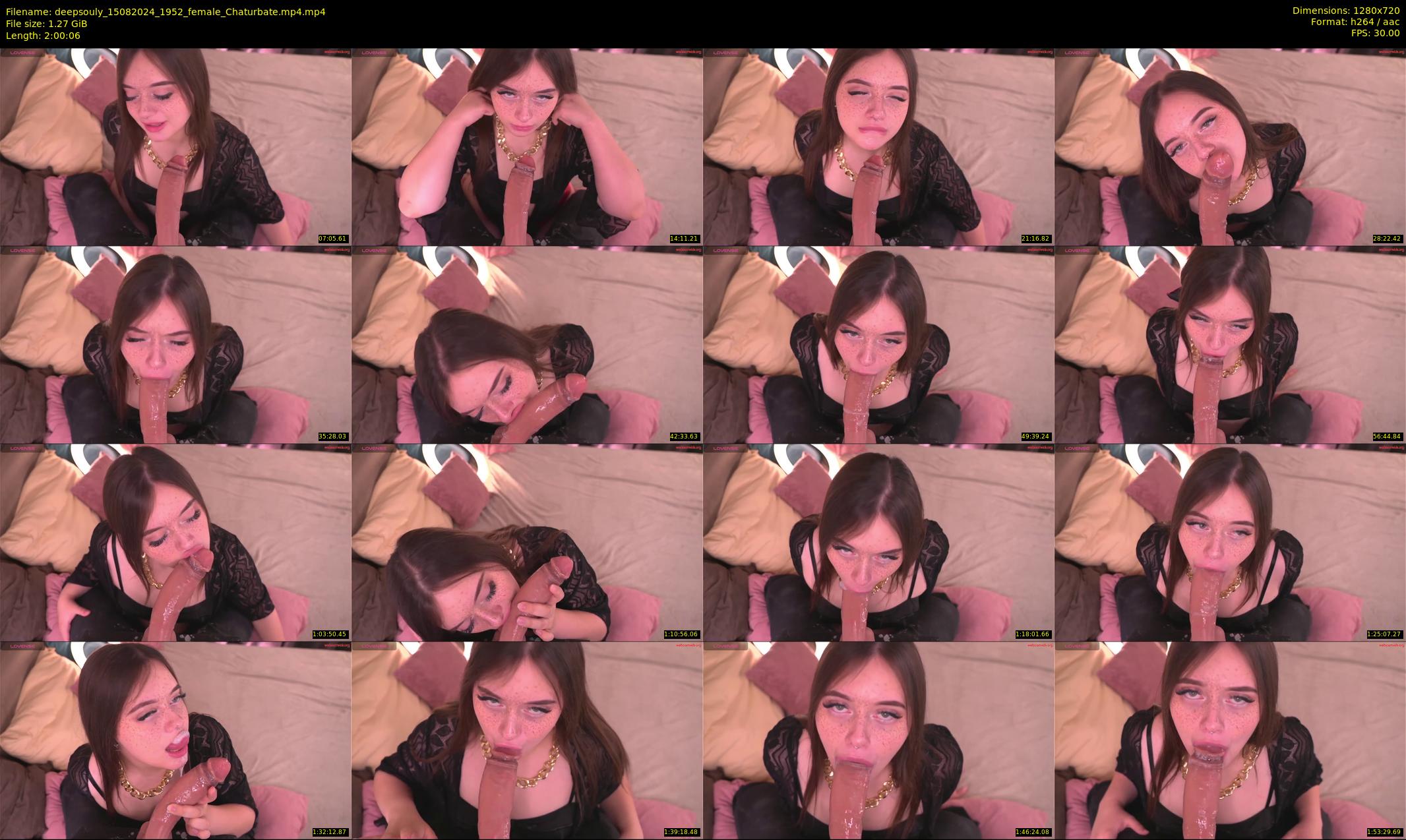 deepsouly — 121 minute Chaturbate female cam show recording, 720p, Aug 15, 2024