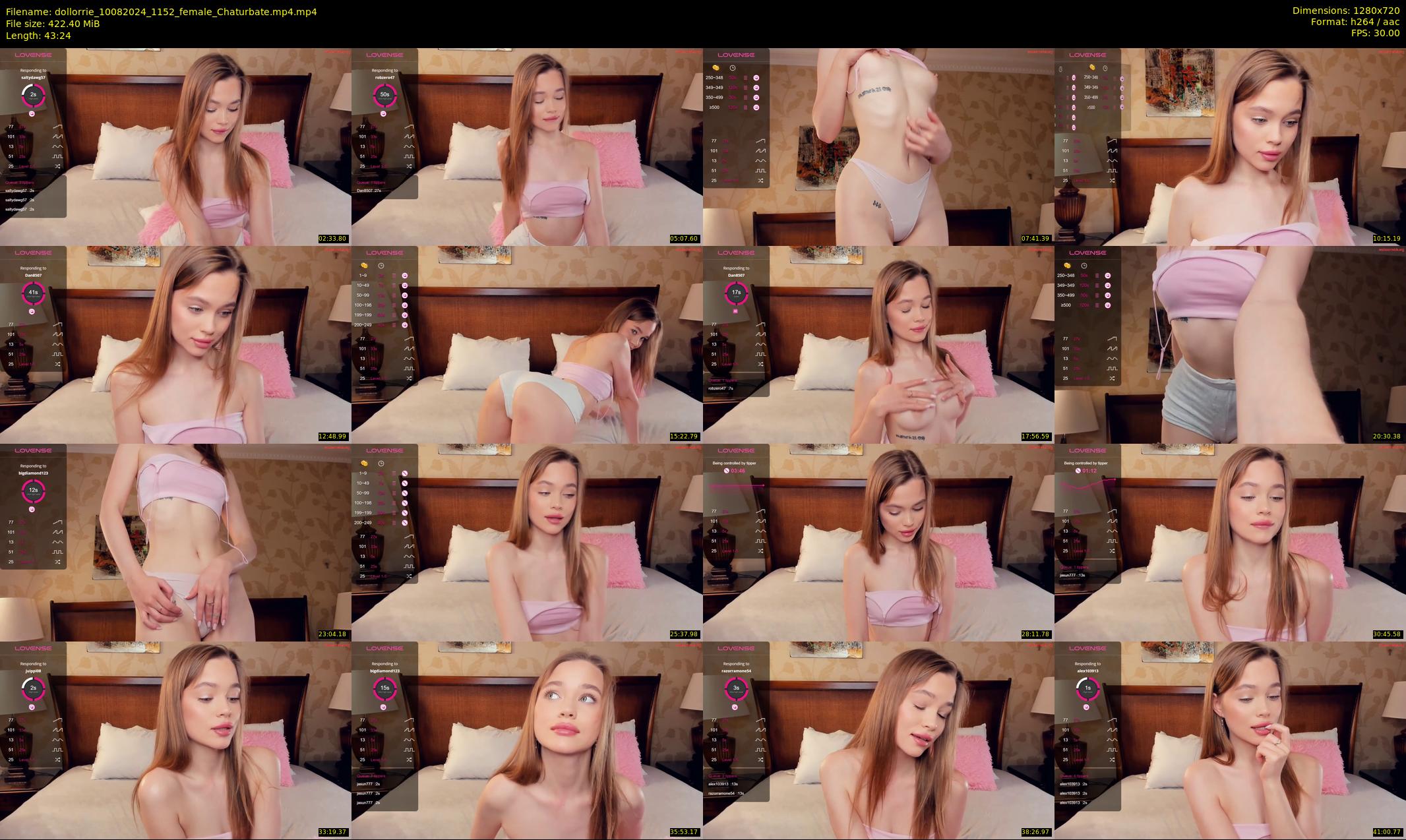 dollorrie — 44 minute Chaturbate couple cam show recording, 720p, Aug 10, 2024