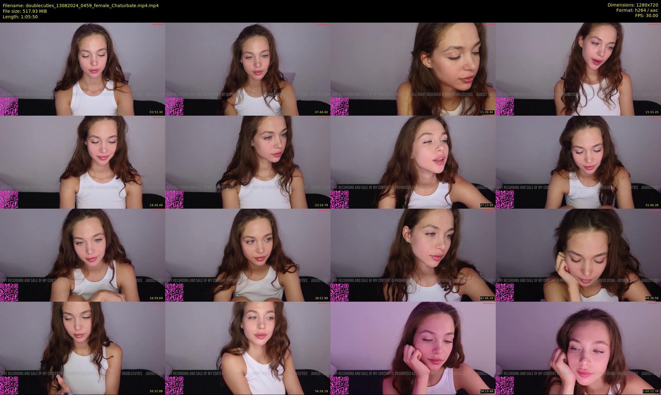 doublecuties — 66 minute Chaturbate couple cam show recording, 720p, Aug 13, 2024