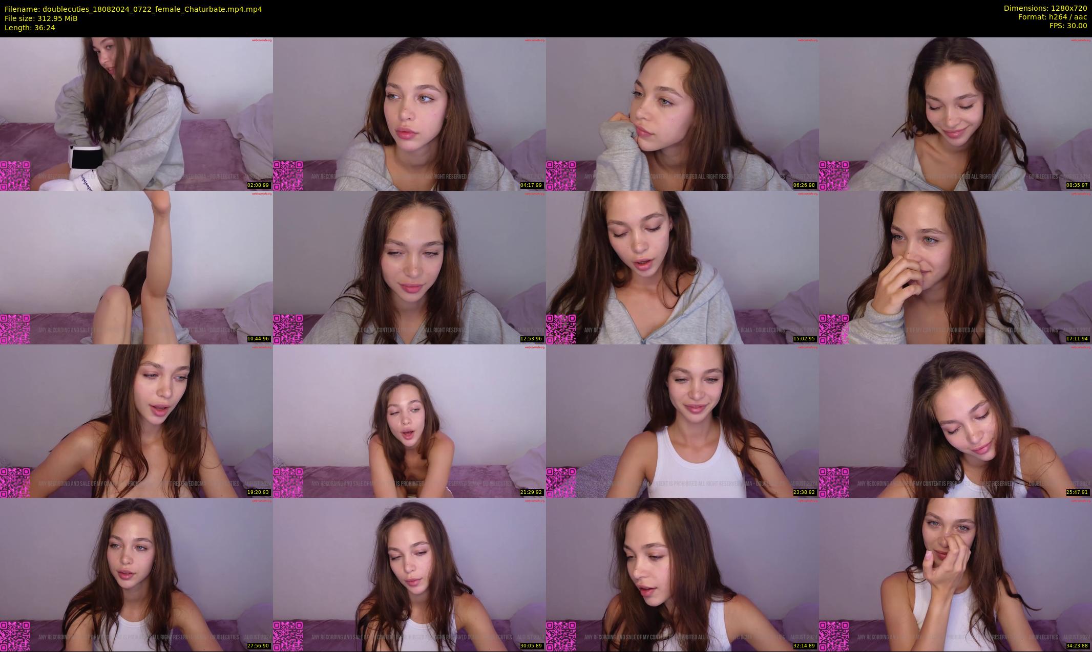 doublecuties — 37 minute Chaturbate couple cam show recording, 720p, Aug 18, 2024