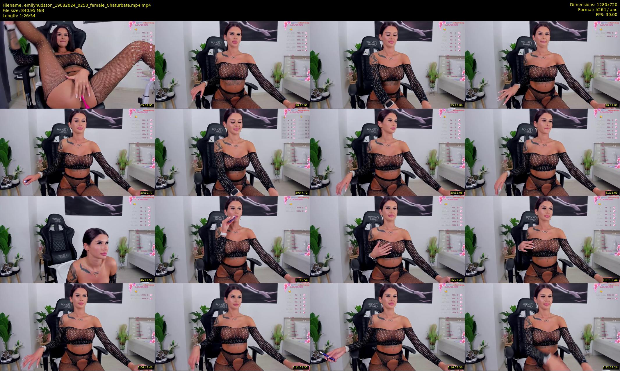 emilyhudsson — 87 minute Chaturbate female cam show recording, 720p, Aug 19, 2024