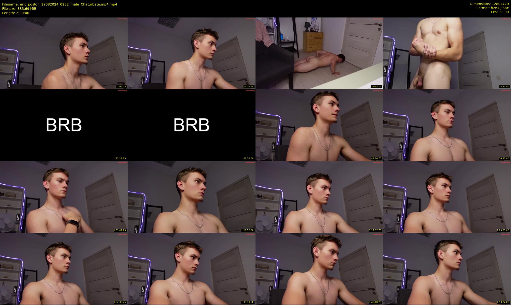 eric_poston — 120 minute Chaturbate male cam show recording, 720p, Aug 19, 2024