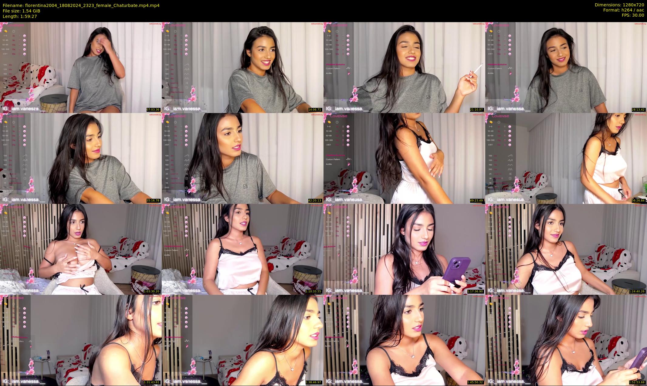 florentina2004 — 120 minute Chaturbate female cam show recording, 720p, Aug 18, 2024