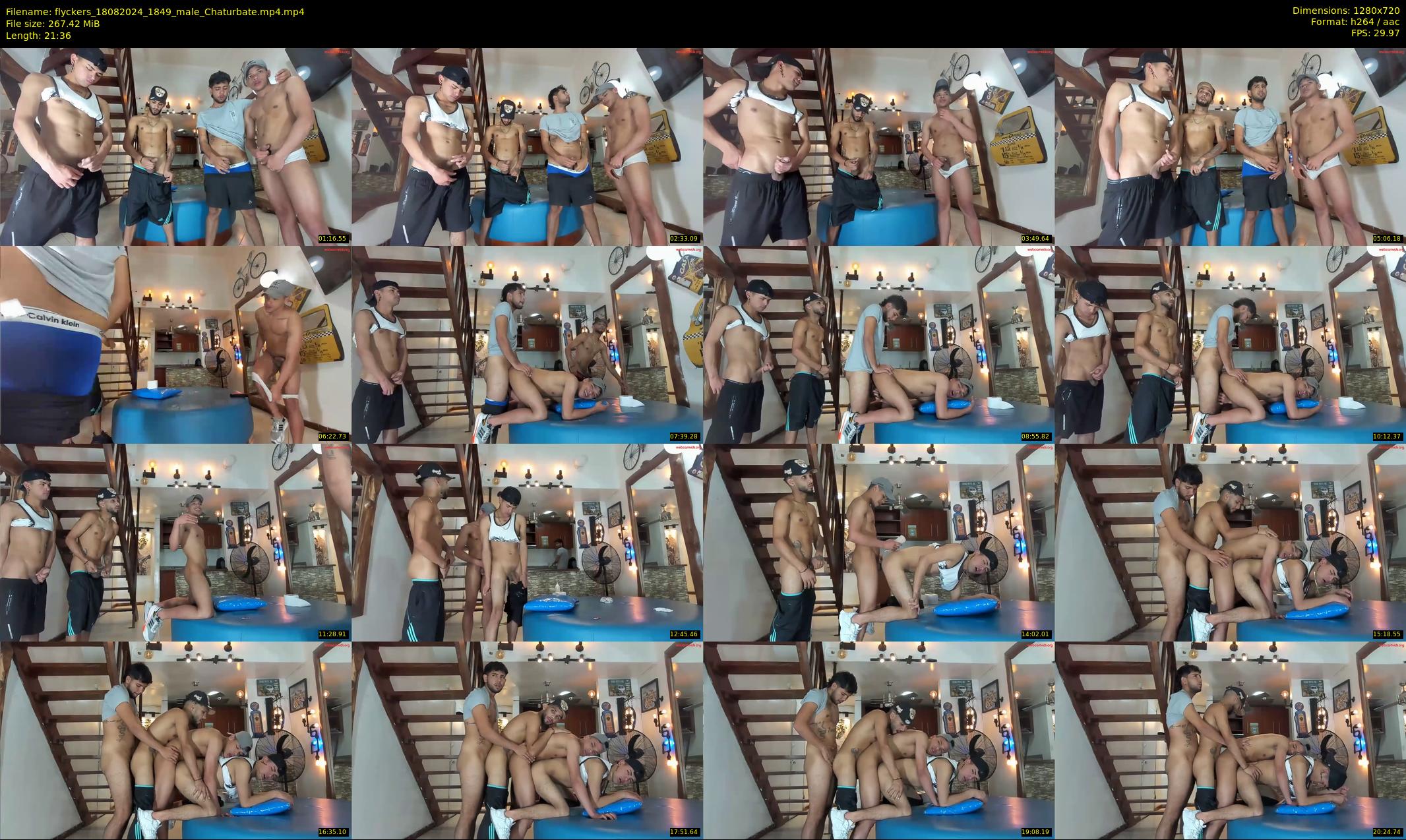 flyckers — 22 minute Chaturbate male cam show recording, 720p, Aug 18, 2024