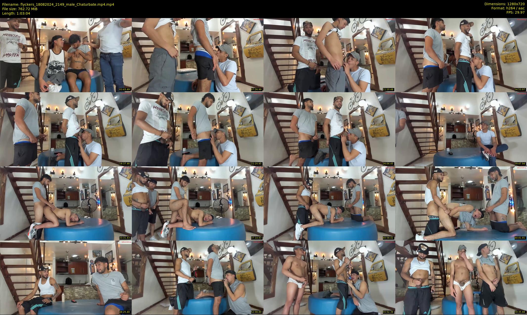 flyckers — 64 minute Chaturbate male cam show recording, 720p, Aug 18, 2024