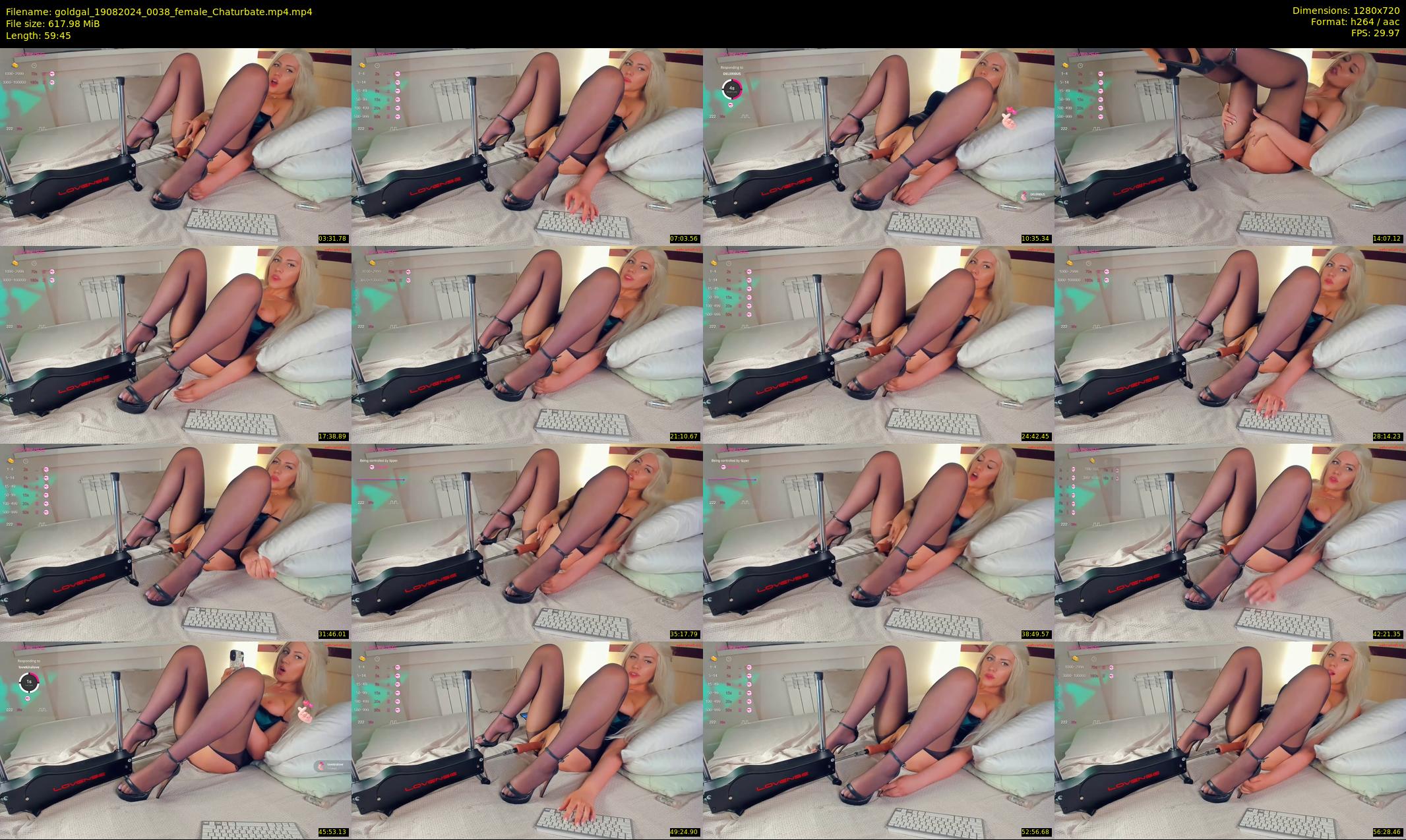 goldgal — 60 minute Chaturbate female cam show recording, 720p, Aug 19, 2024