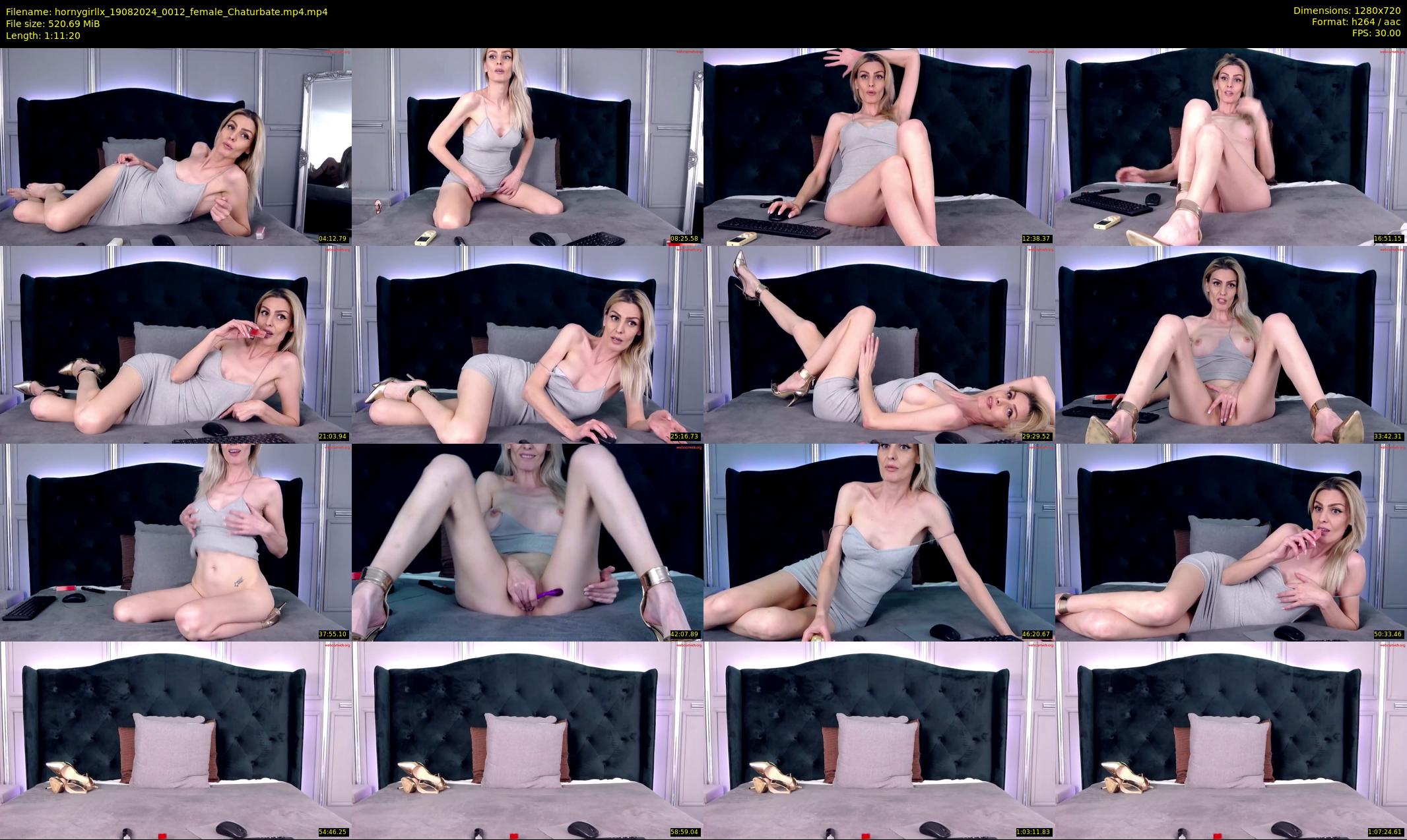 hornygirllx — 72 minute Chaturbate female cam show recording, 720p, Aug 19, 2024