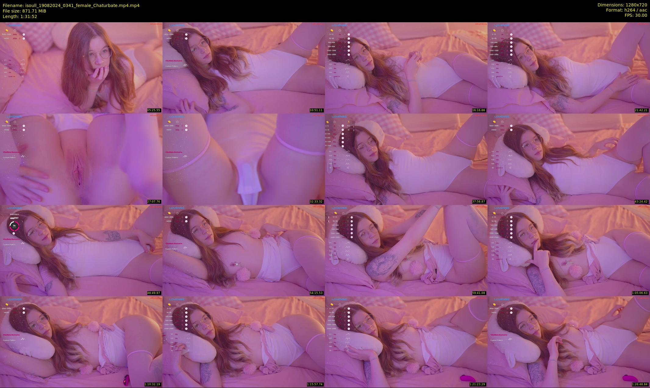 isoull — 92 minute Chaturbate female cam show recording, 720p, Aug 19, 2024