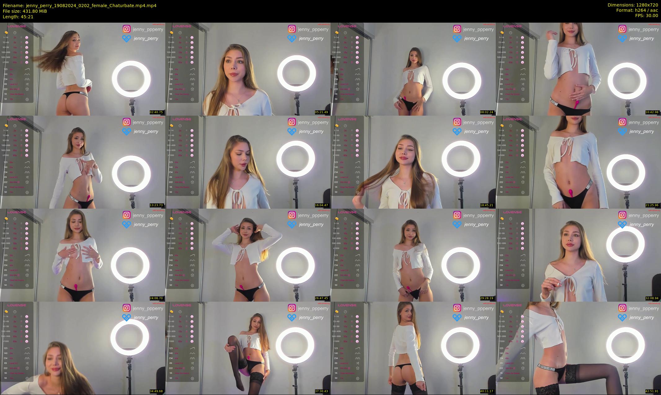 jenny_perry — 46 minute Chaturbate female cam show recording, 720p, Aug 19, 2024