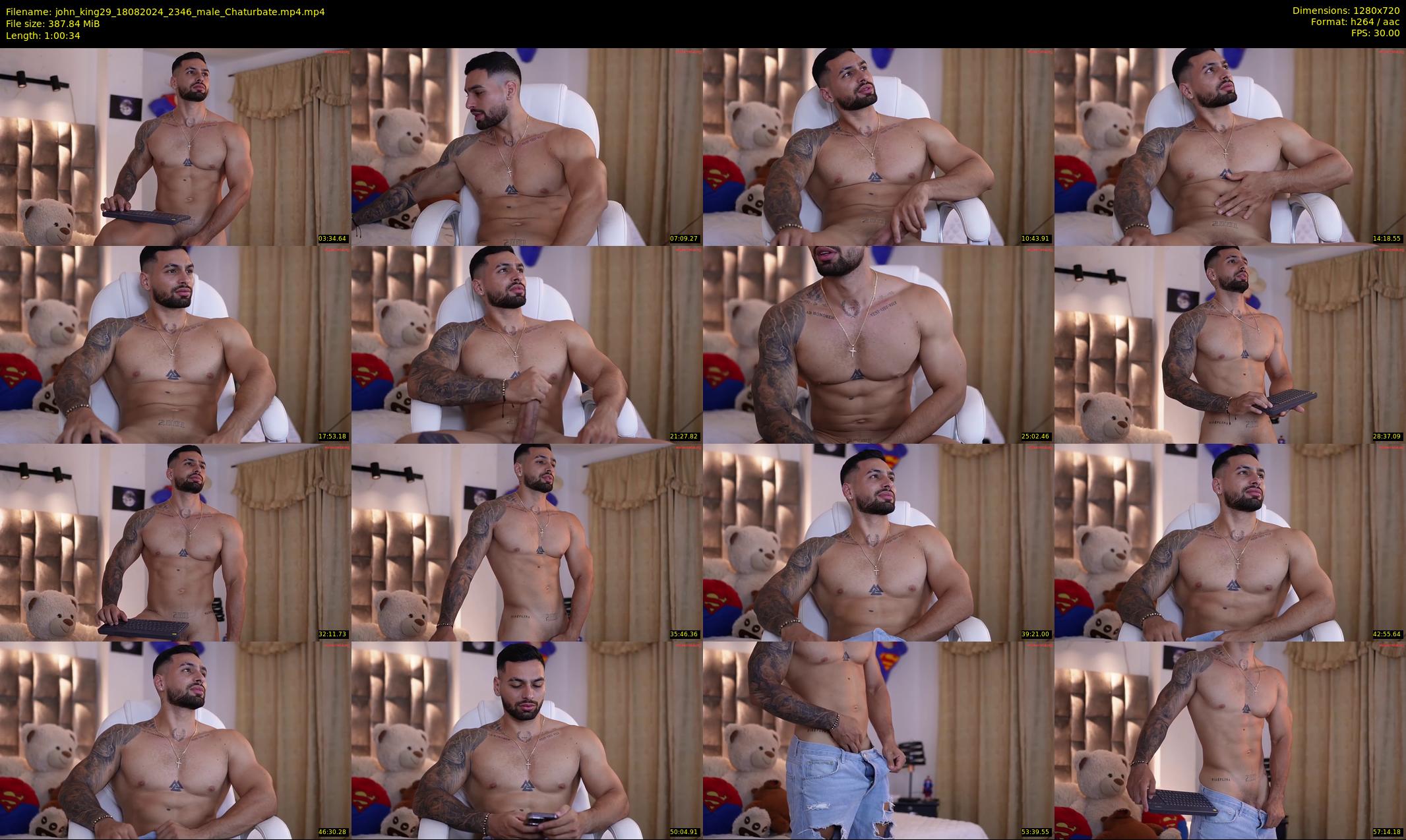 john_king29 — 61 minute Chaturbate male cam show recording, 720p, Aug 18, 2024
