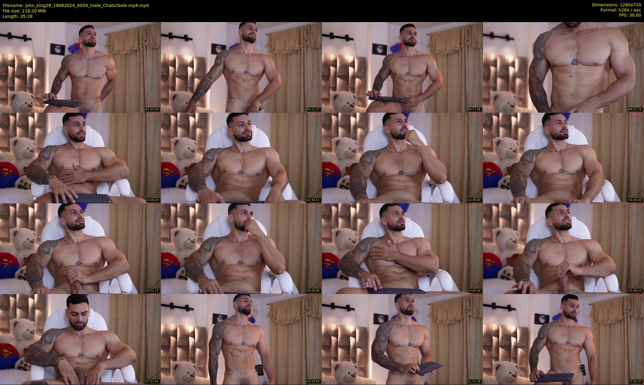 john_king29 — 36 minute Chaturbate male cam show recording, 720p, Aug 19, 2024