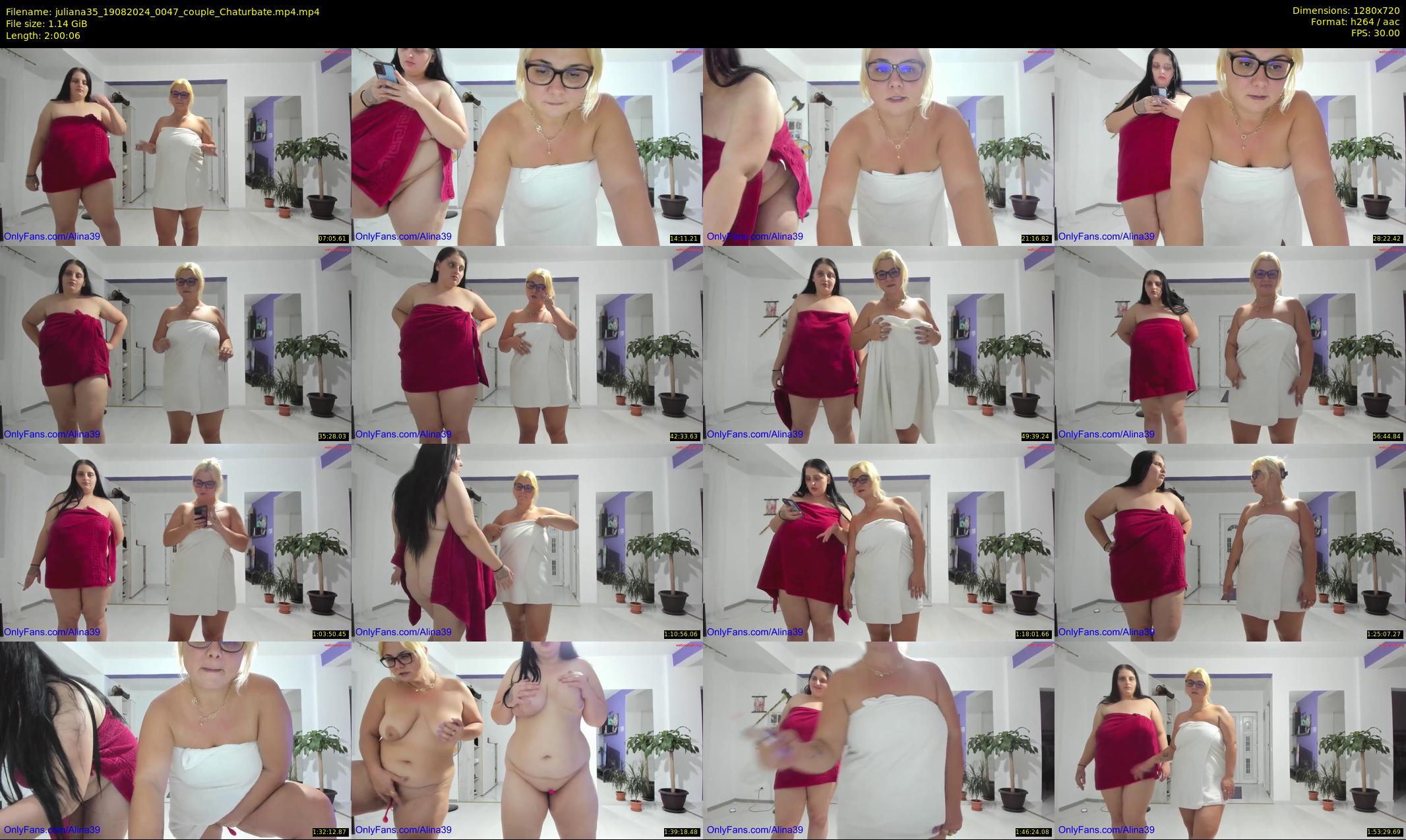 juliana35 — 121 minute Chaturbate couple cam show recording, 720p, Aug 19, 2024