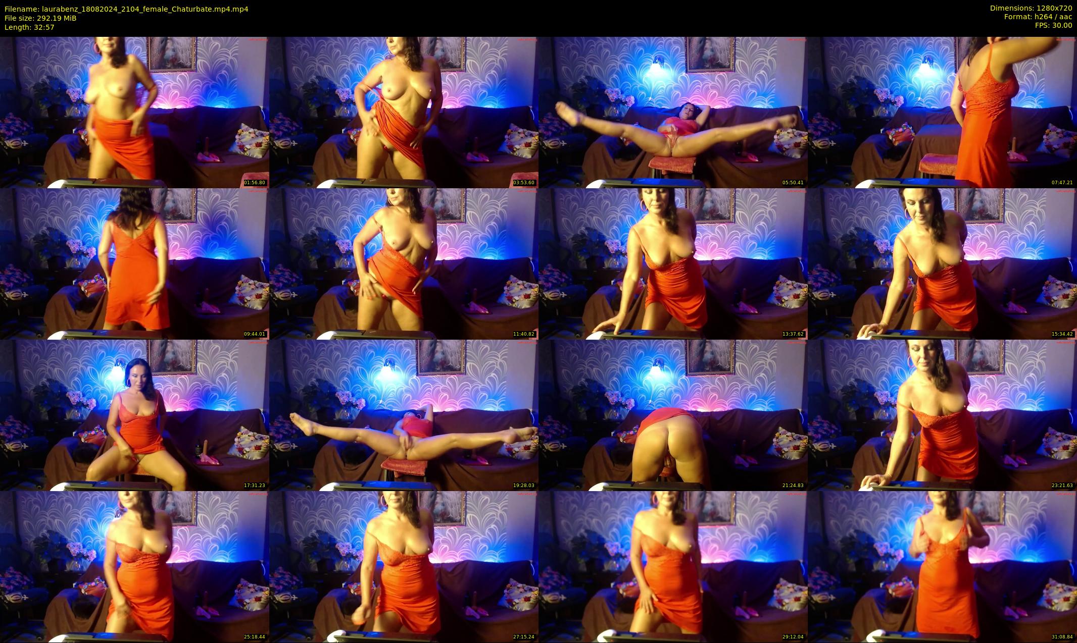 laurabenz — 33 minute Chaturbate female cam show recording, 720p, Aug 18, 2024