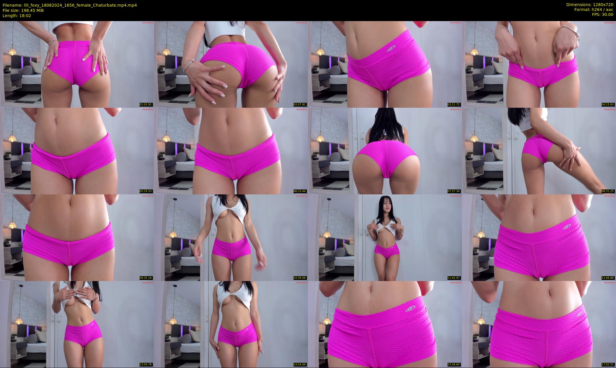 lili_foxy — 19 minute Chaturbate female cam show recording, 720p, Aug 18, 2024